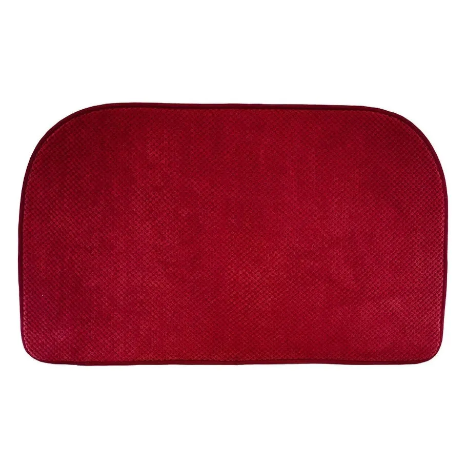 Soft Plush Memory Foam Kitchen Rug Mat - Non-Slip Backing - 18x30 Inch - 18x30 Rectangle