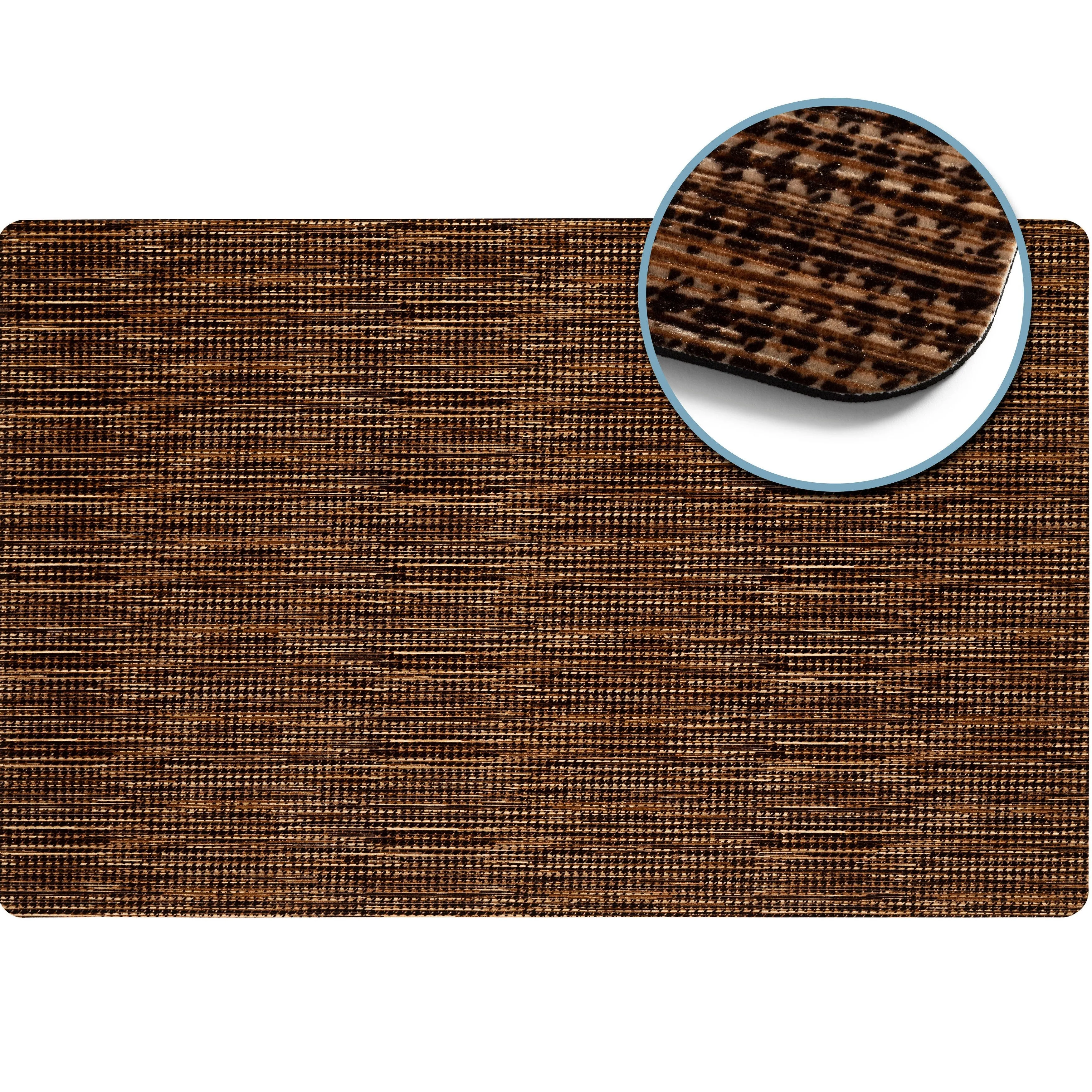 SoHome Smooth Step Houndstooth Machine Washable Utility Mat. 24x35