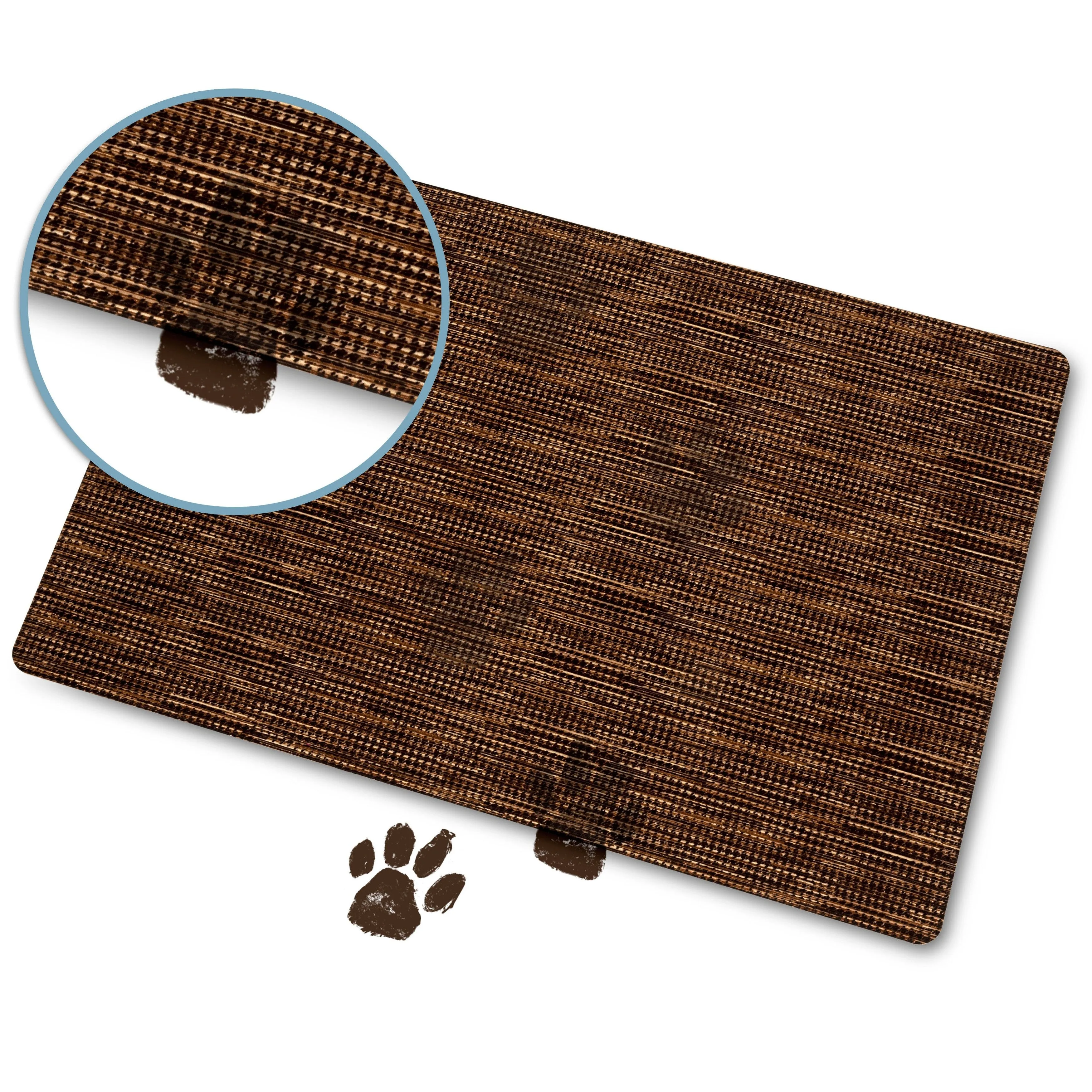 SoHome Smooth Step Houndstooth Machine Washable Utility Mat. 24x35