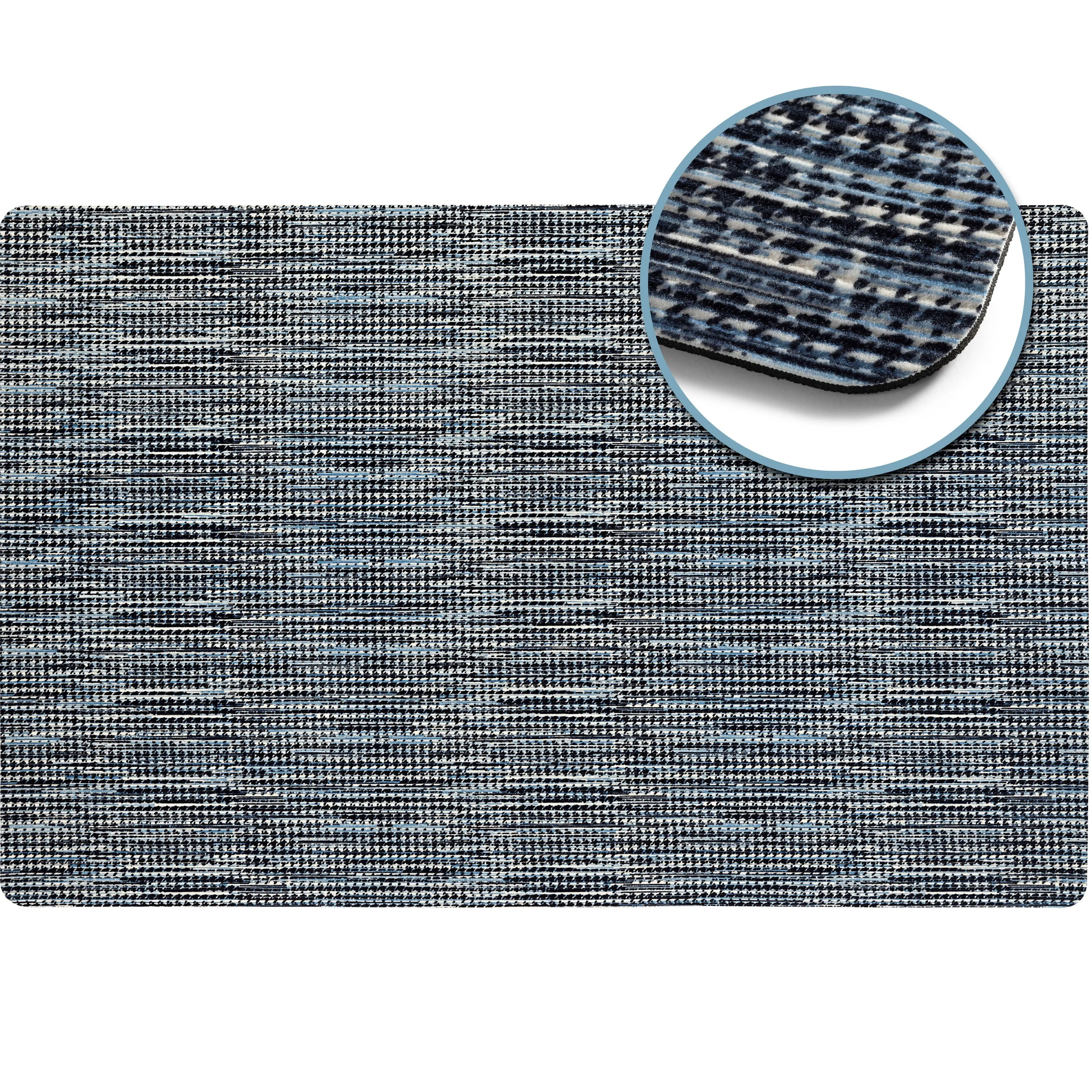 SoHome Smooth Step Houndstooth Machine Washable Utility Mat. 24x35