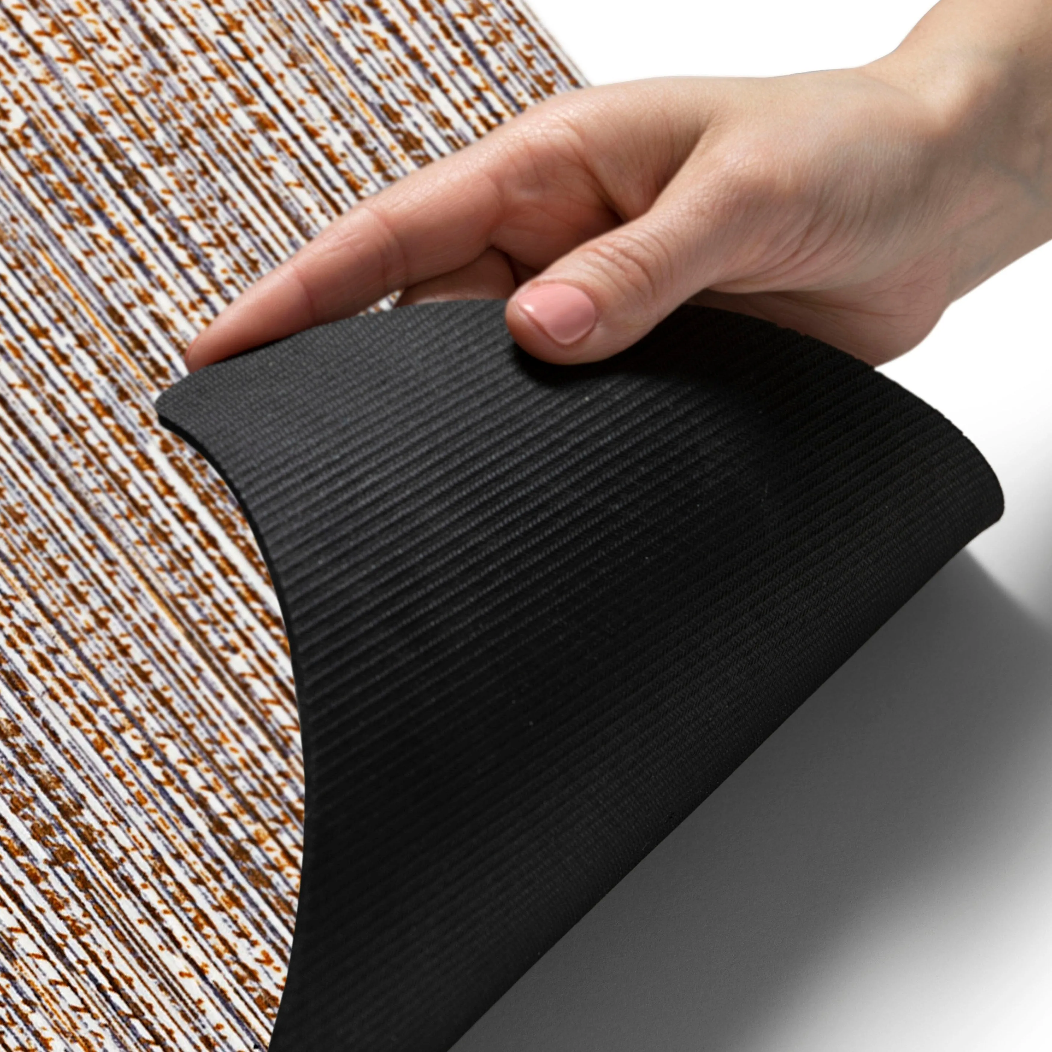 SoHome Smooth Step Houndstooth Machine Washable Utility Mat. 24x35