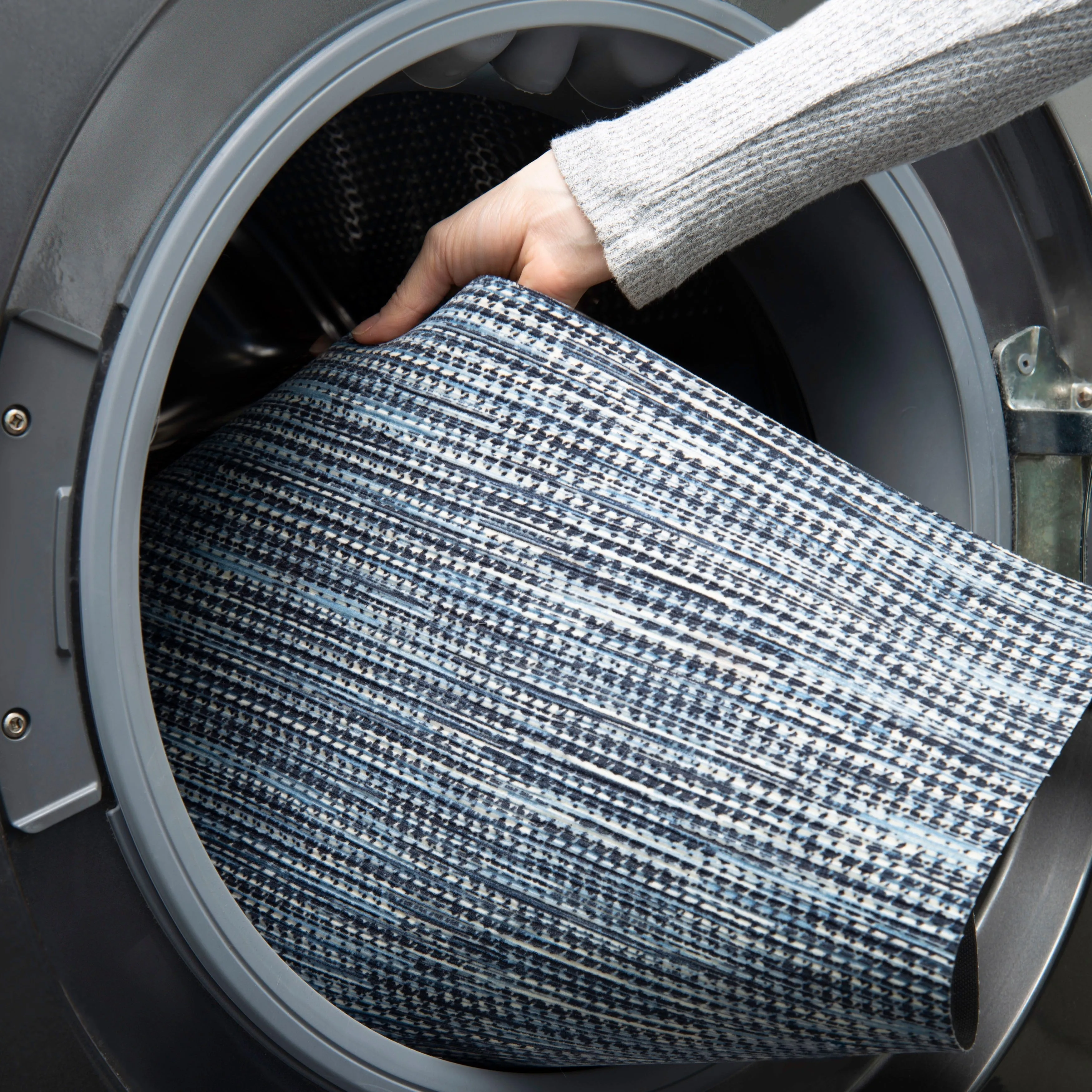 SoHome Smooth Step Houndstooth Machine Washable Utility Mat. 24x35