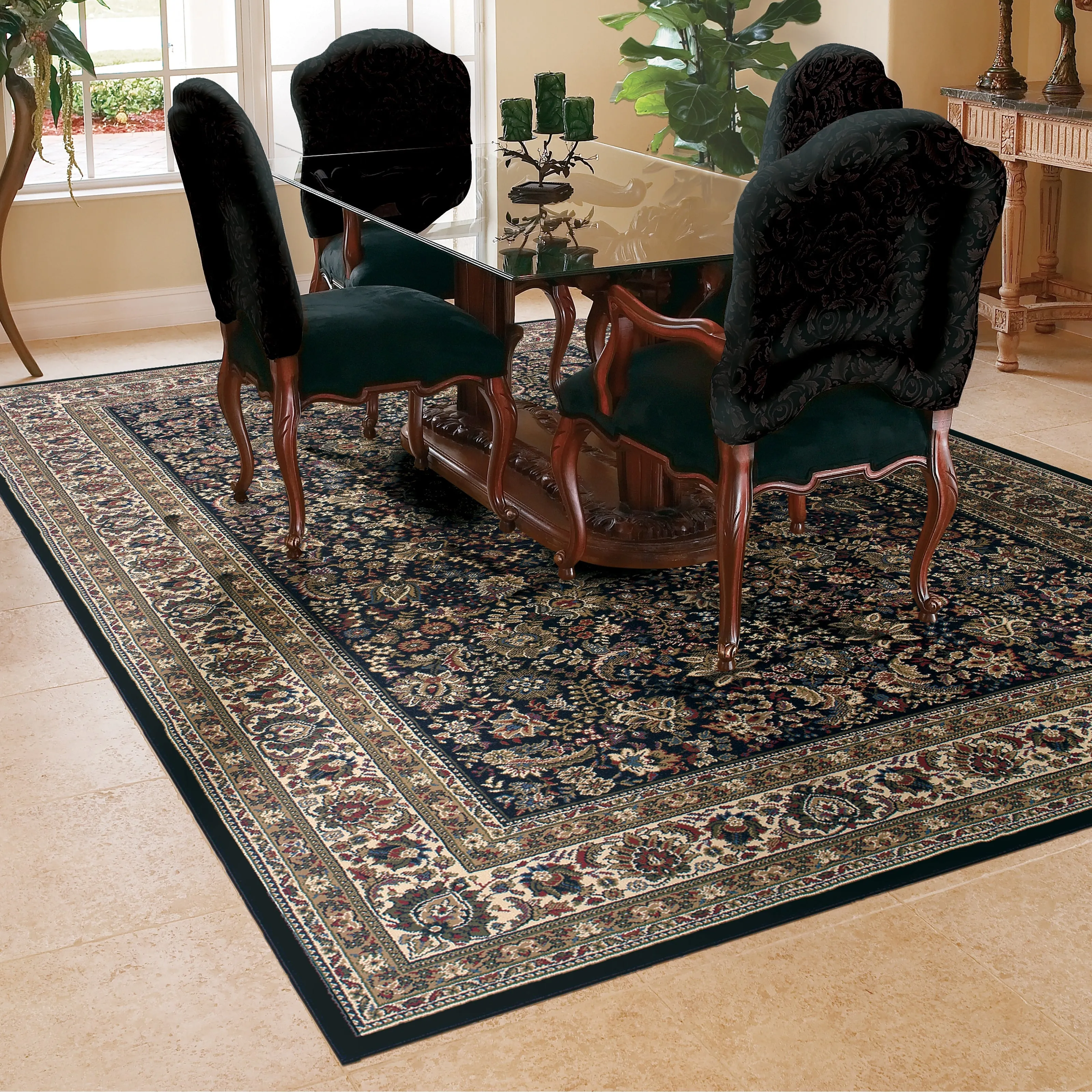 Style Haven Annapolis Traditional Floral Persian Area Rug