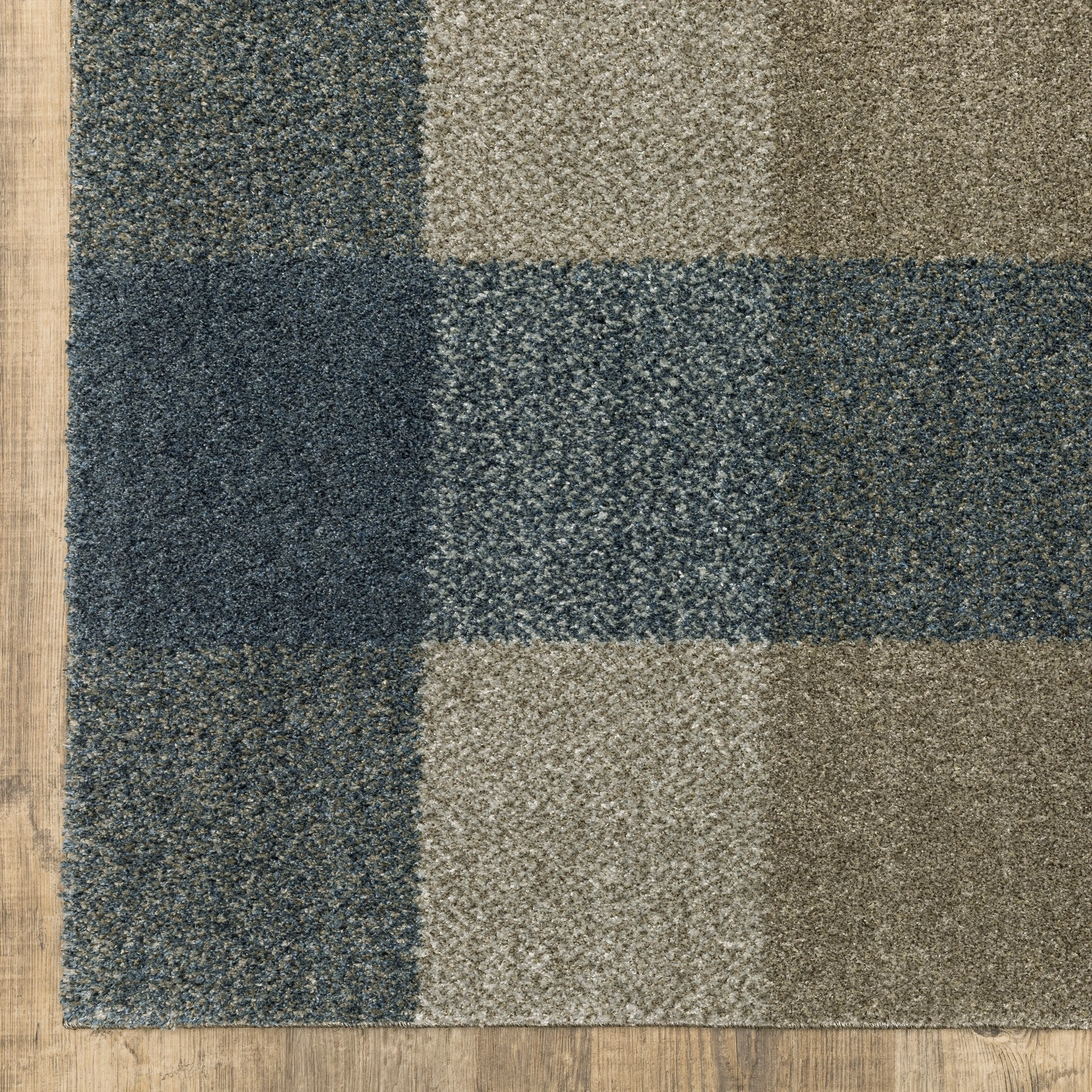 Style Haven Archer Farmhouse Plaid Teal/ Grey Indoor Area Rug