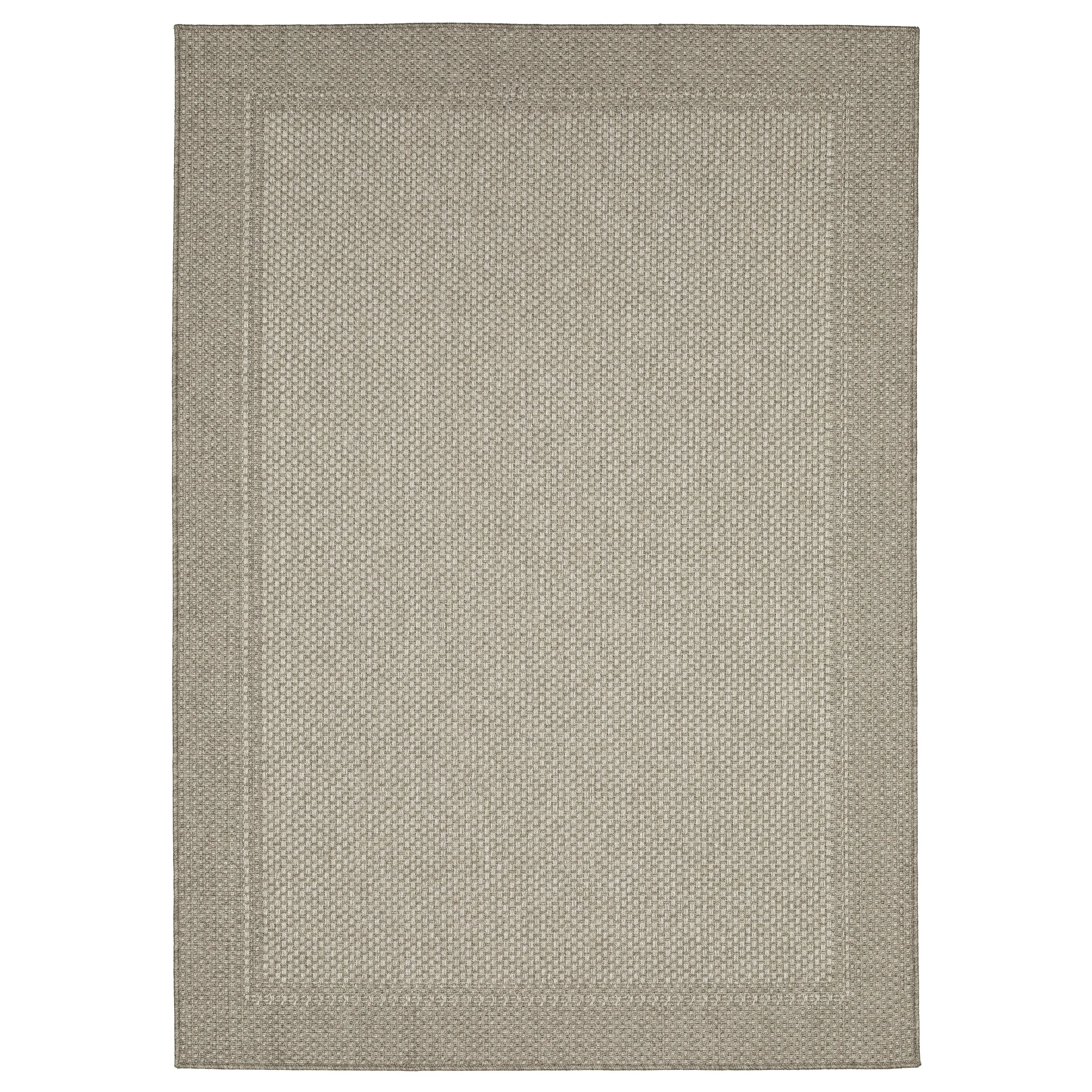 Style Haven Calayan Woven Border Grey Ultimate Performance Area Rug~