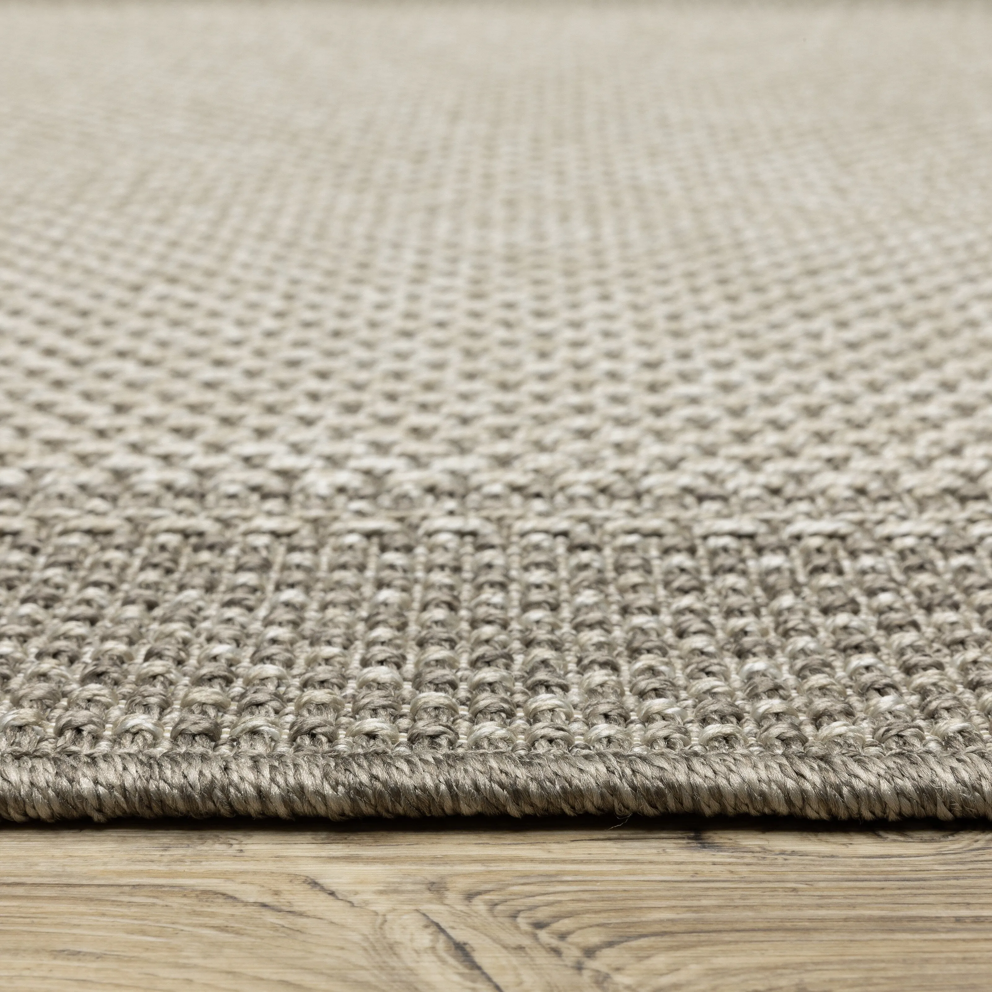 Style Haven Calayan Woven Border Grey Ultimate Performance Area Rug~