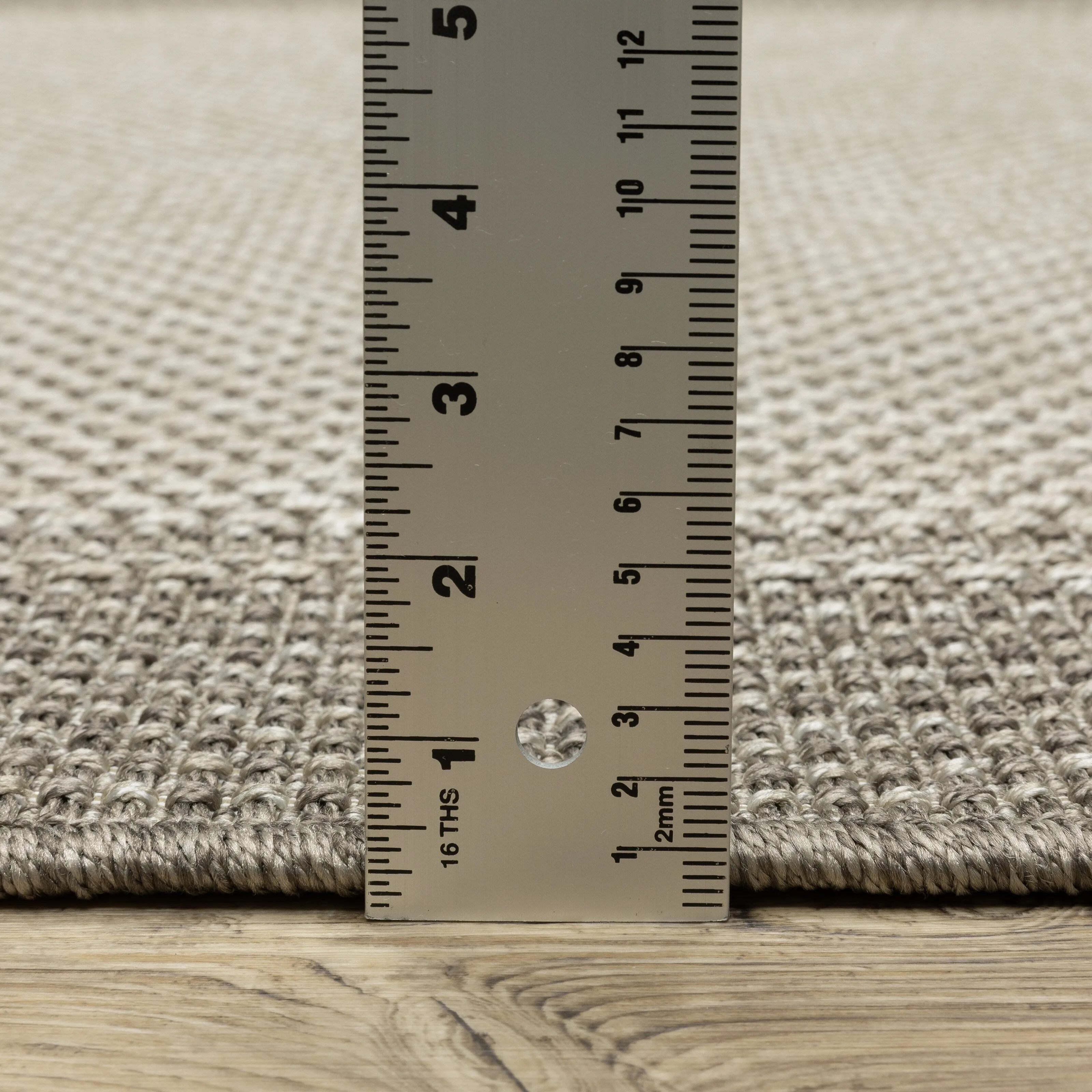 Style Haven Calayan Woven Border Grey Ultimate Performance Area Rug~