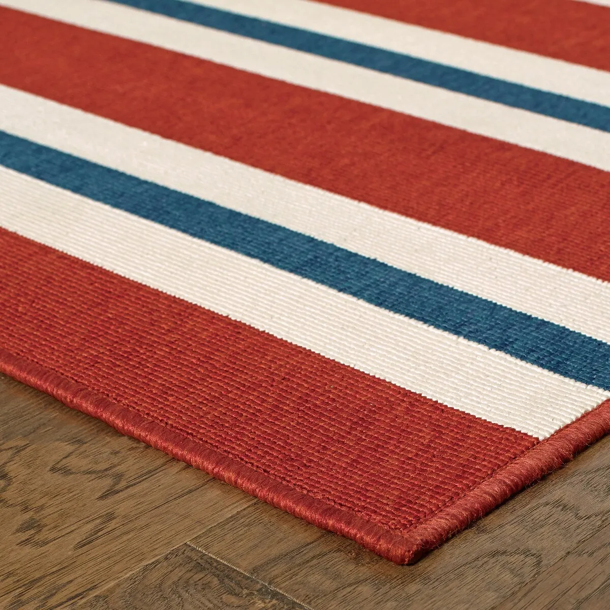 Style Haven Martinique Horizontal Multi-Striped Area Rug