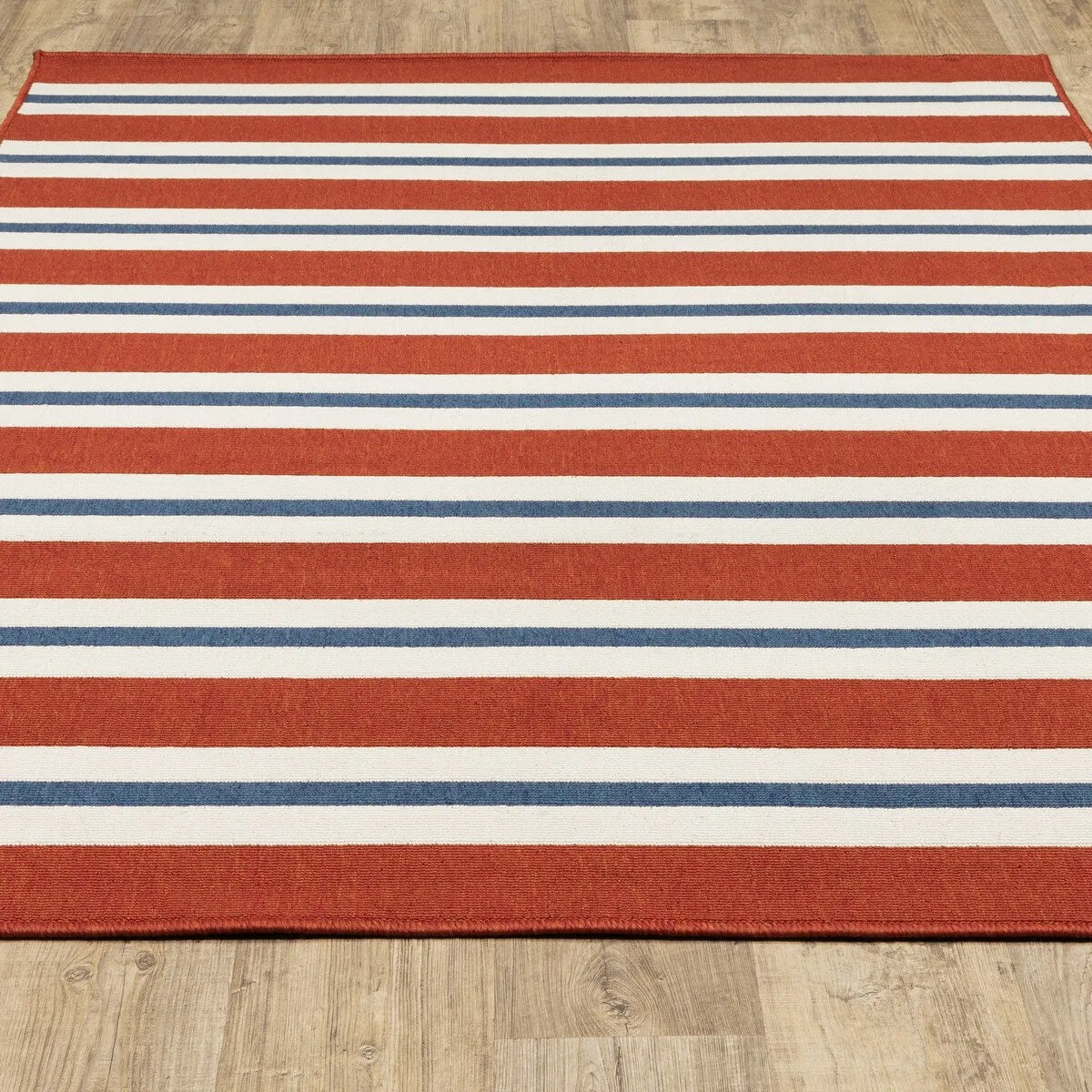 Style Haven Martinique Horizontal Multi-Striped Area Rug