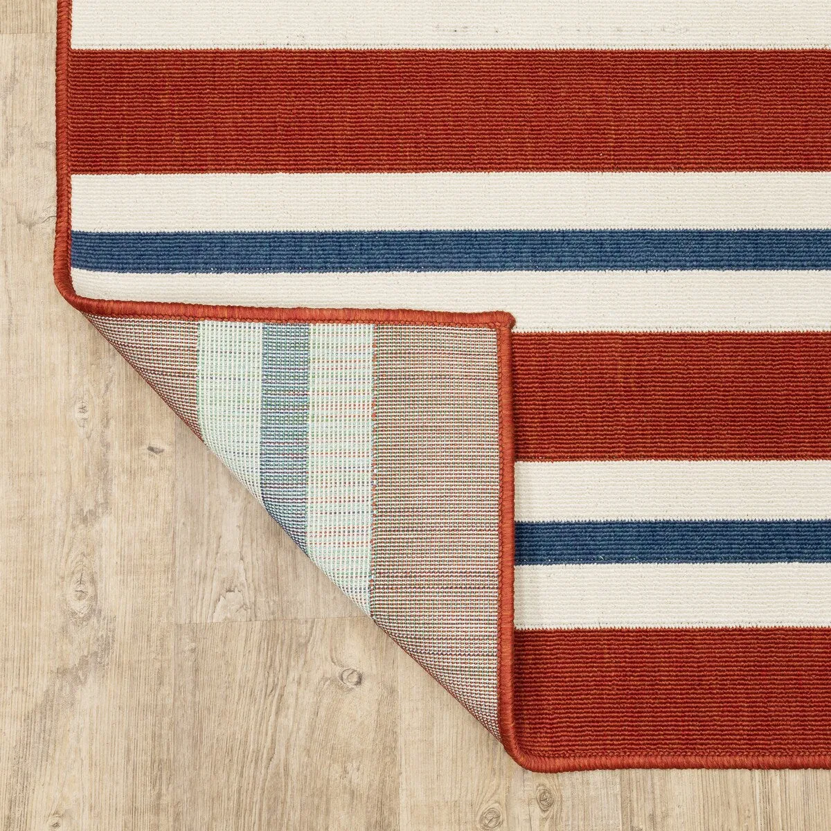 Style Haven Martinique Horizontal Multi-Striped Area Rug
