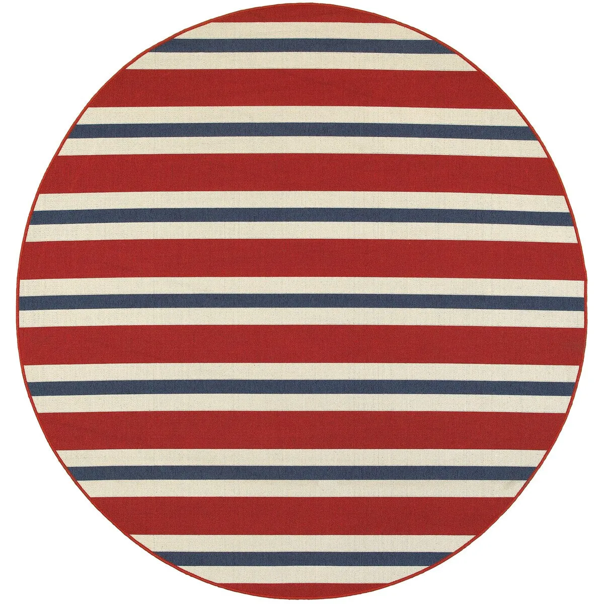 Style Haven Martinique Horizontal Multi-Striped Area Rug