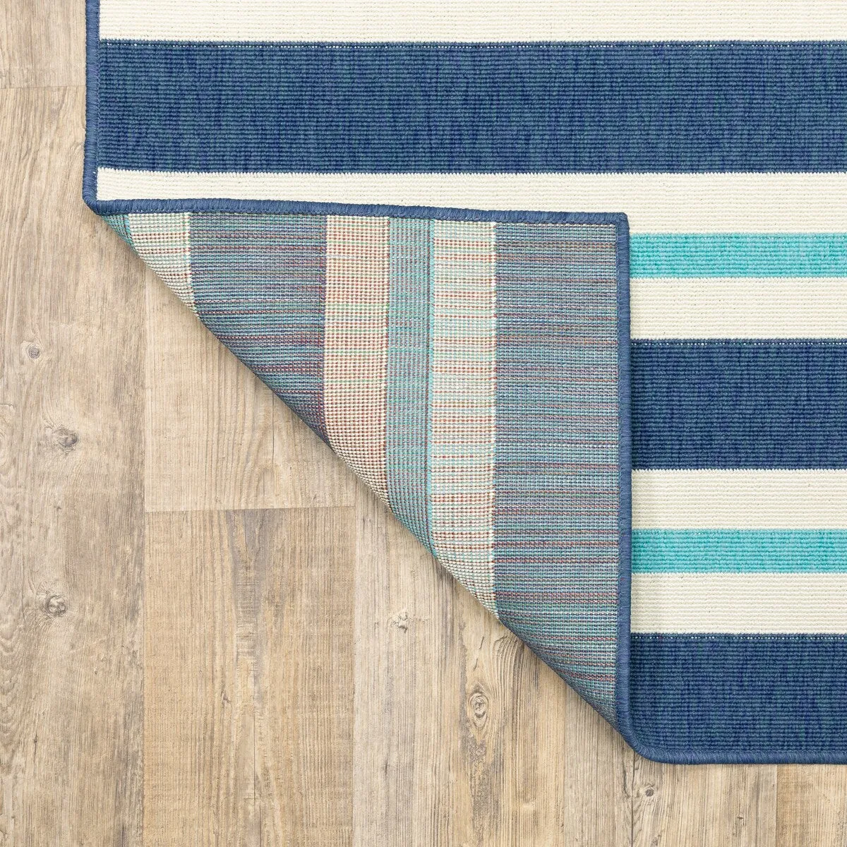 Style Haven Martinique Horizontal Multi-Striped Area Rug