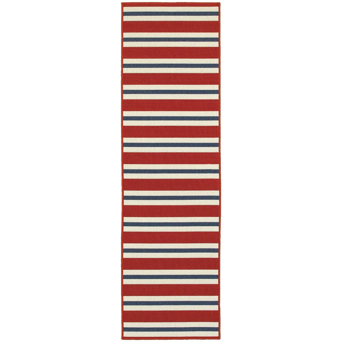 Style Haven Martinique Horizontal Multi-Striped Area Rug