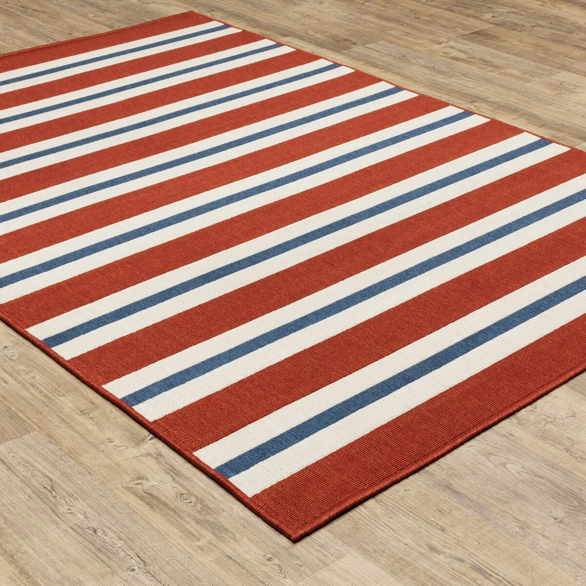 Style Haven Martinique Horizontal Multi-Striped Area Rug