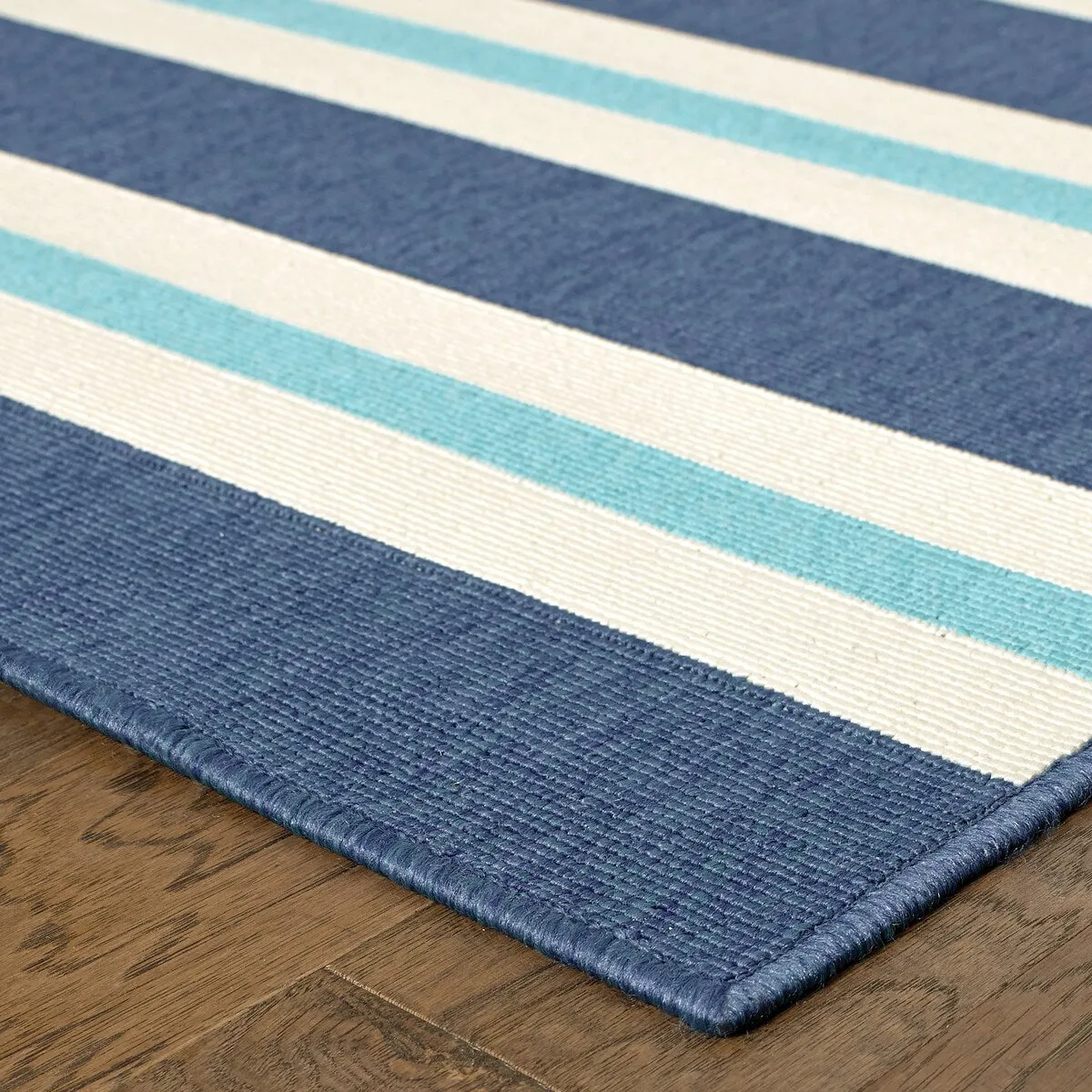 Style Haven Martinique Horizontal Multi-Striped Area Rug