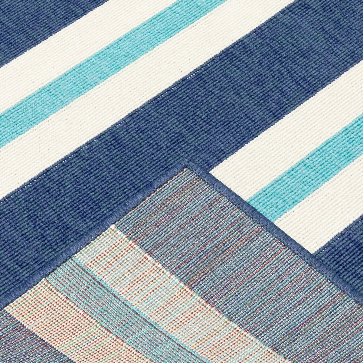 Style Haven Martinique Horizontal Multi-Striped Area Rug