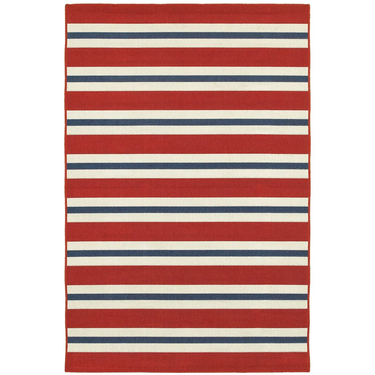 Style Haven Martinique Horizontal Multi-Striped Area Rug