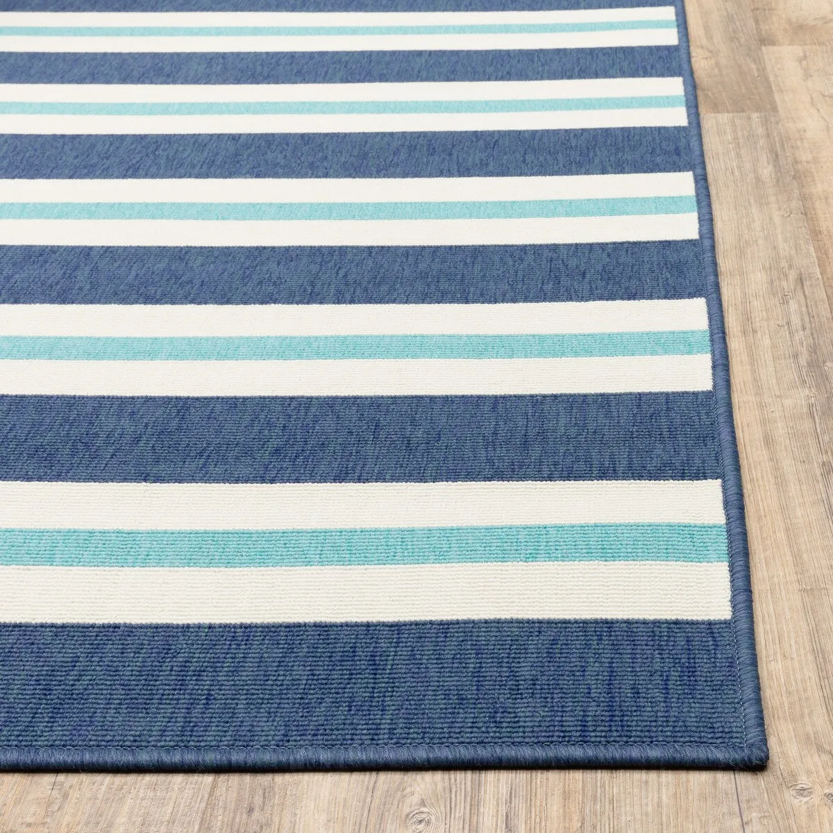 Style Haven Martinique Horizontal Multi-Striped Area Rug