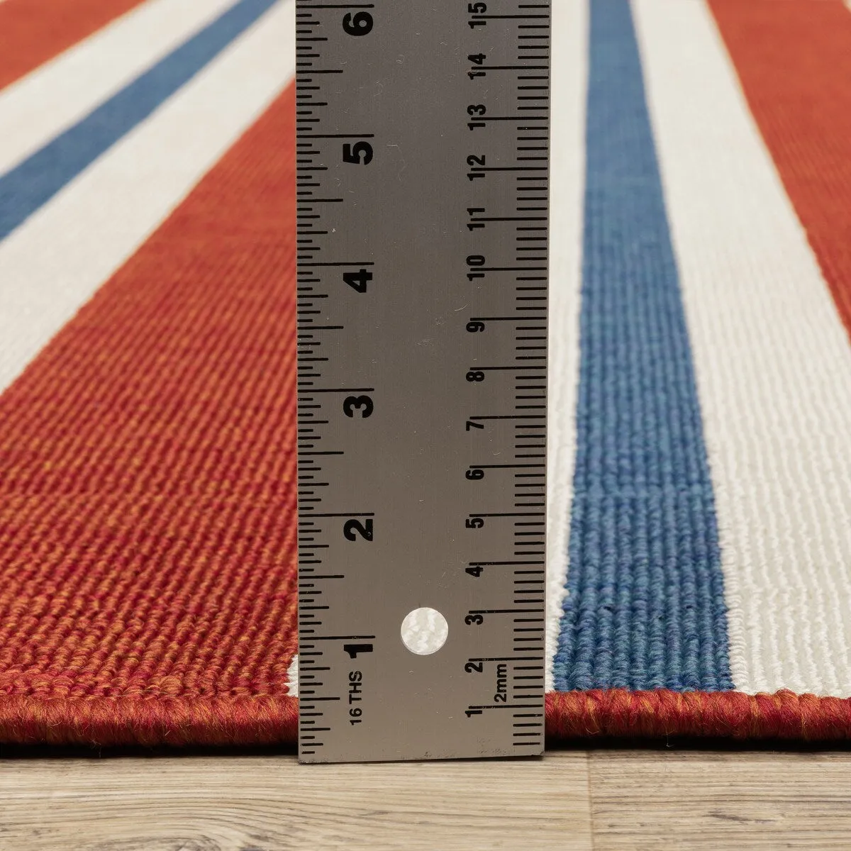 Style Haven Martinique Horizontal Multi-Striped Area Rug