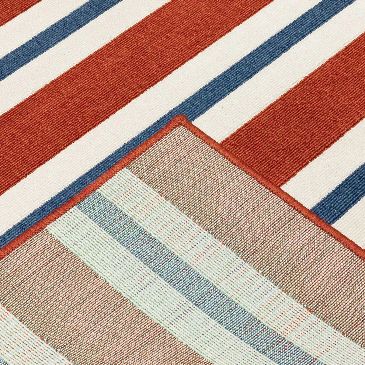 Style Haven Martinique Horizontal Multi-Striped Area Rug