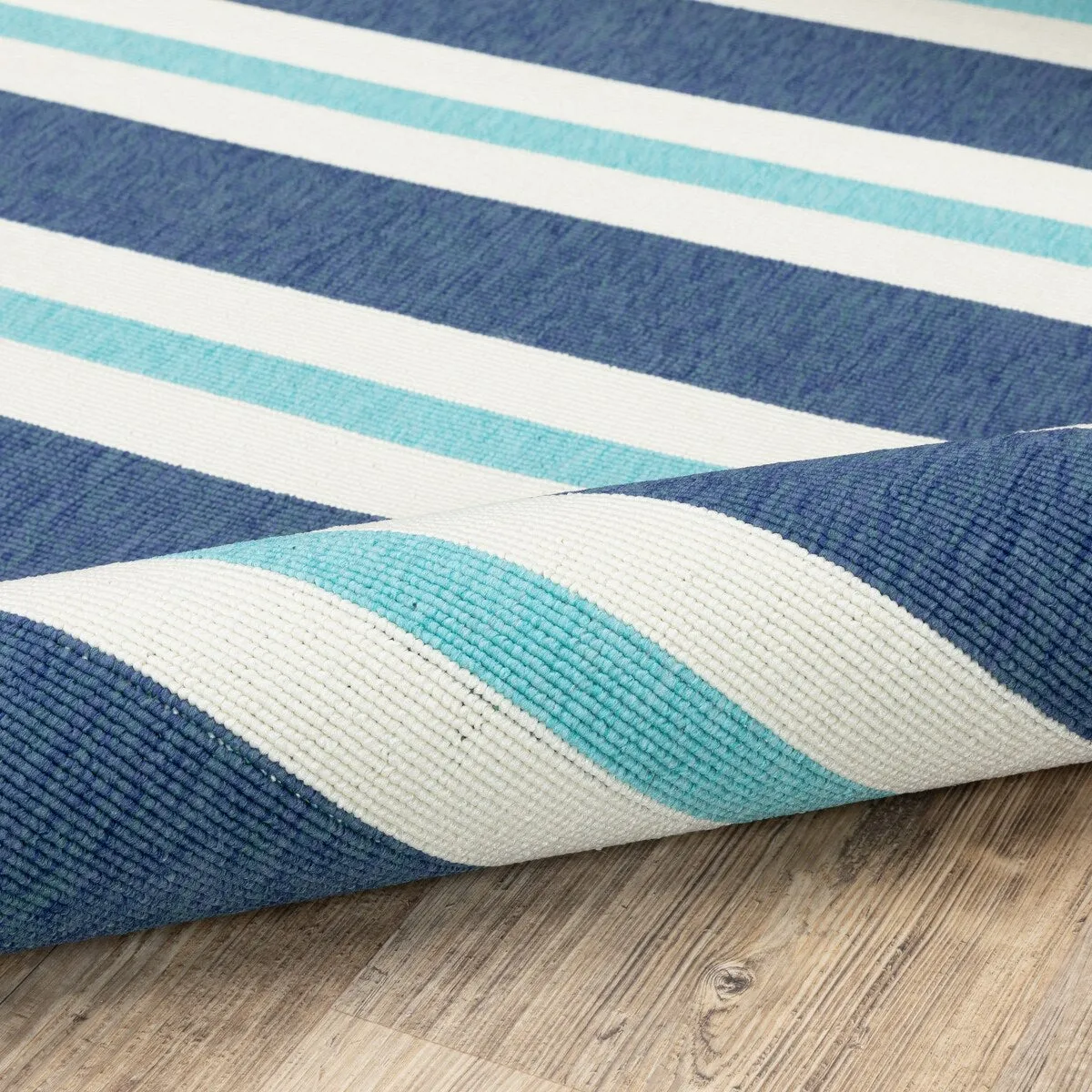 Style Haven Martinique Horizontal Multi-Striped Area Rug