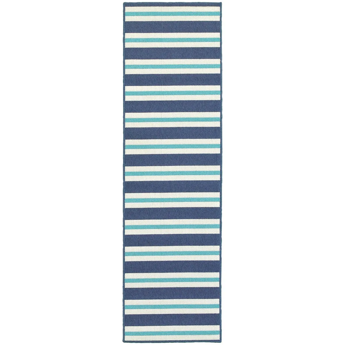 Style Haven Martinique Horizontal Multi-Striped Area Rug
