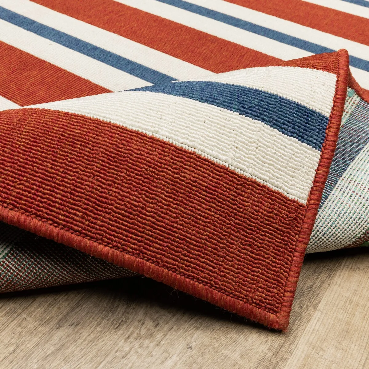 Style Haven Martinique Horizontal Multi-Striped Area Rug