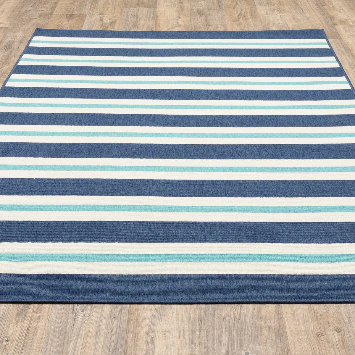 Style Haven Martinique Horizontal Multi-Striped Area Rug