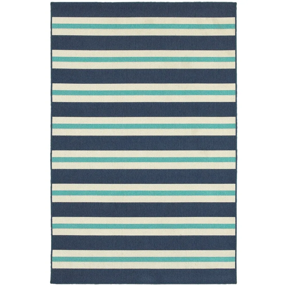 Style Haven Martinique Horizontal Multi-Striped Area Rug