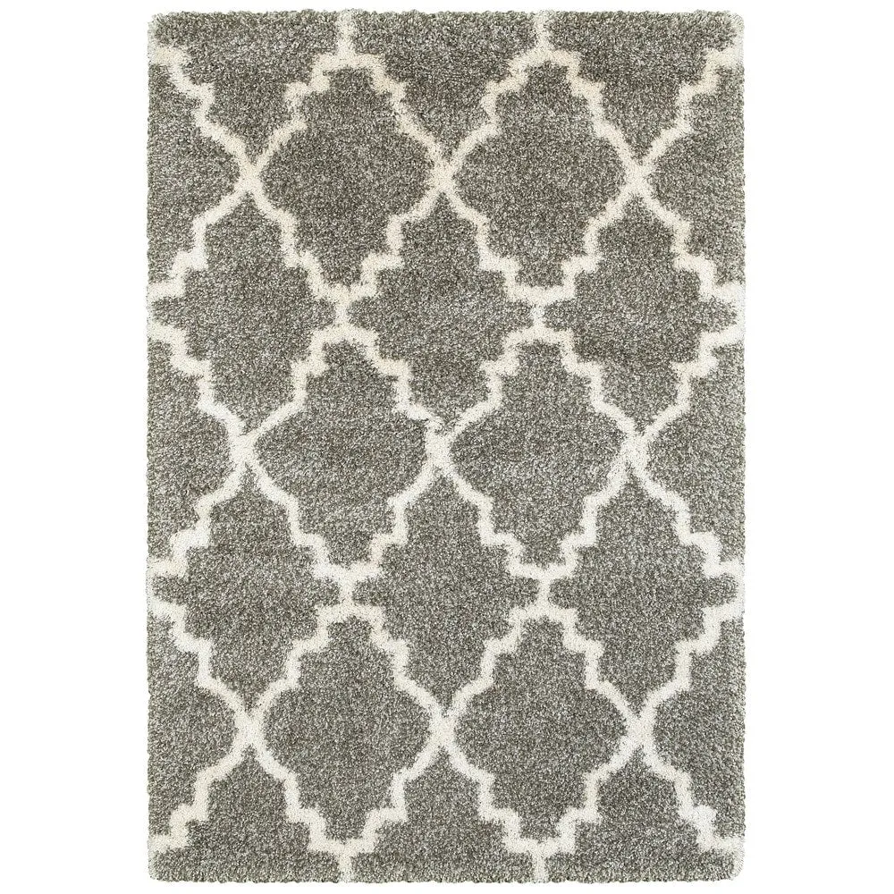 Style Haven Menlo Quatrafoil Shag Rug