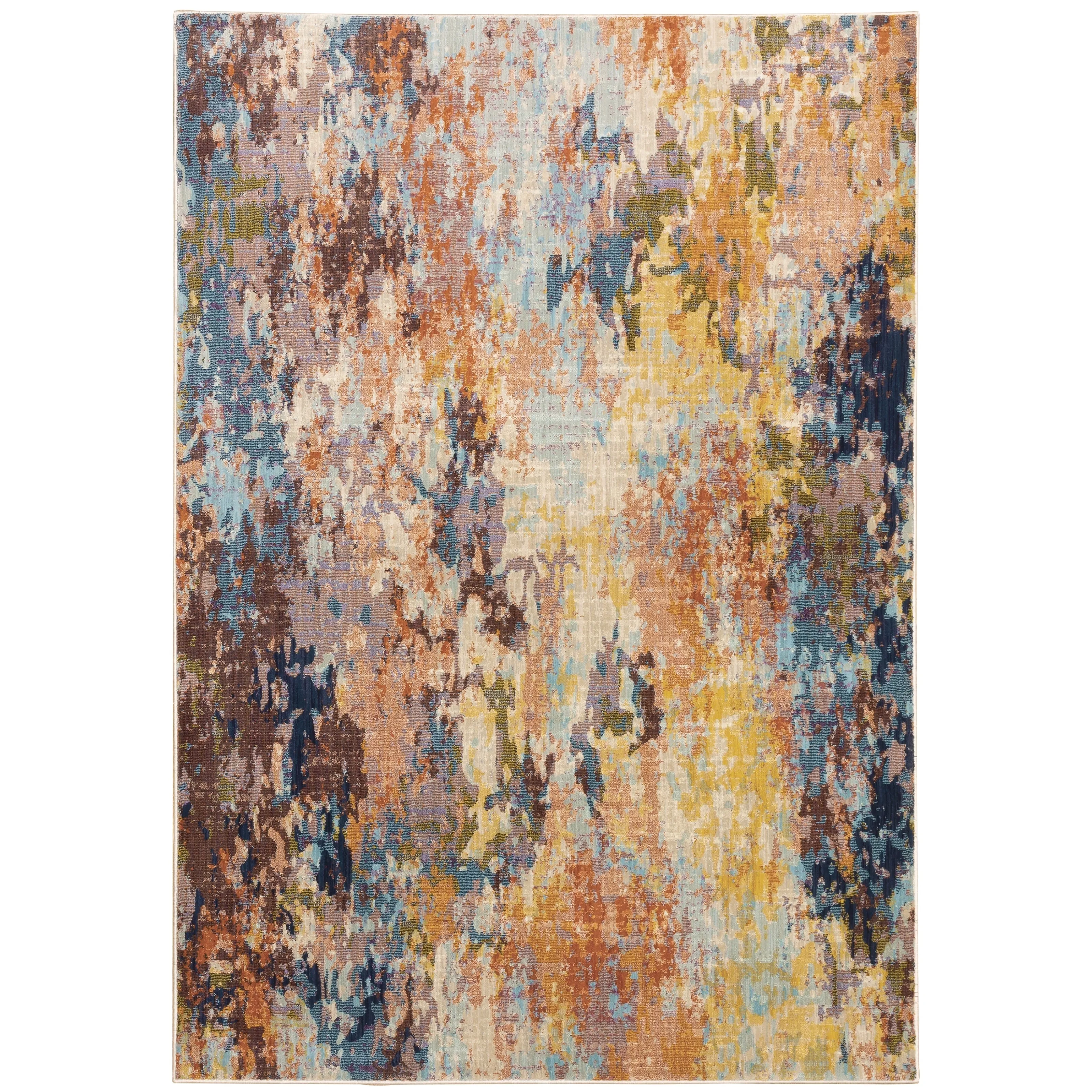 Style Haven Ximena Distressed Abstract Multi-colored Area Rug