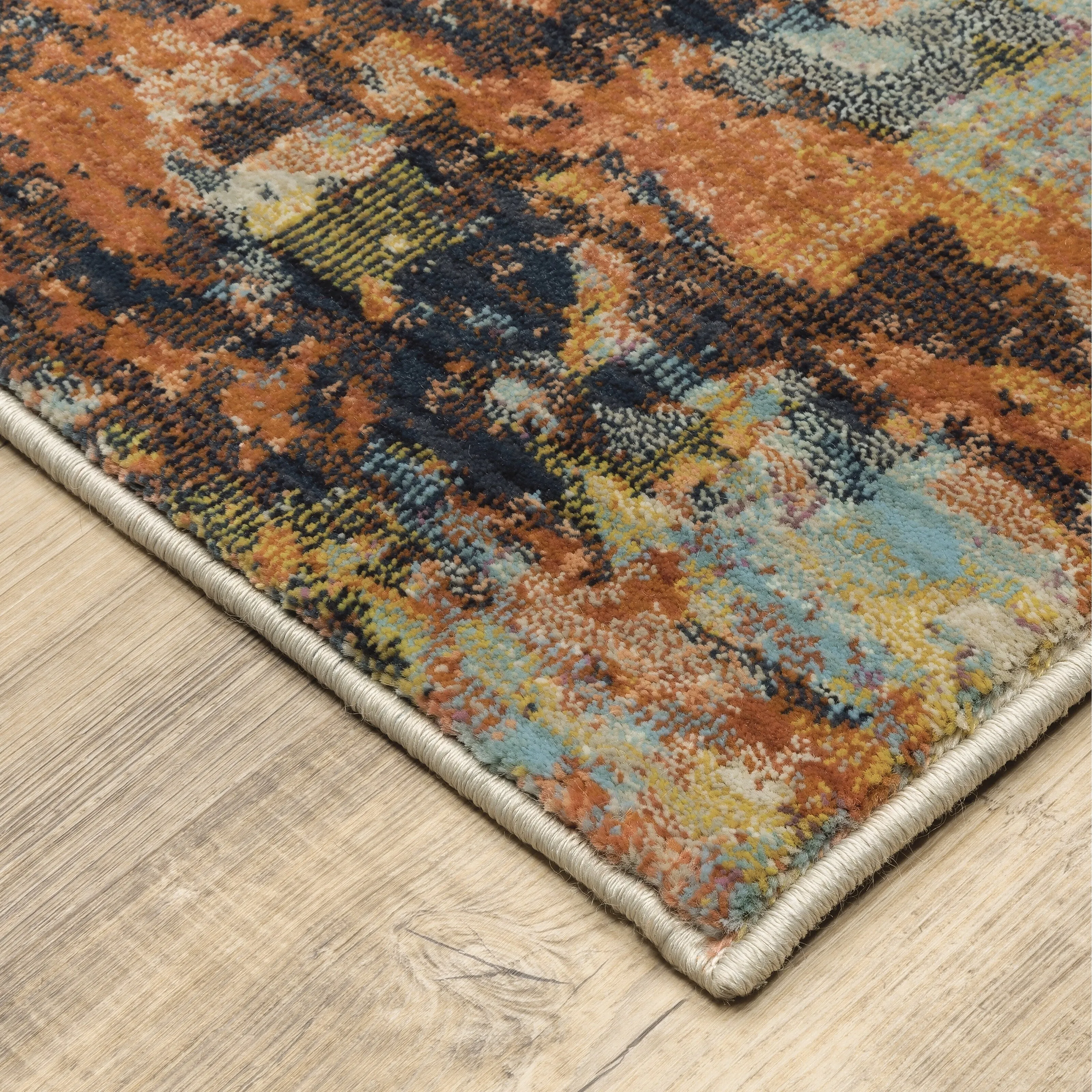 Style Haven Ximena Distressed Abstract Multi-colored Area Rug