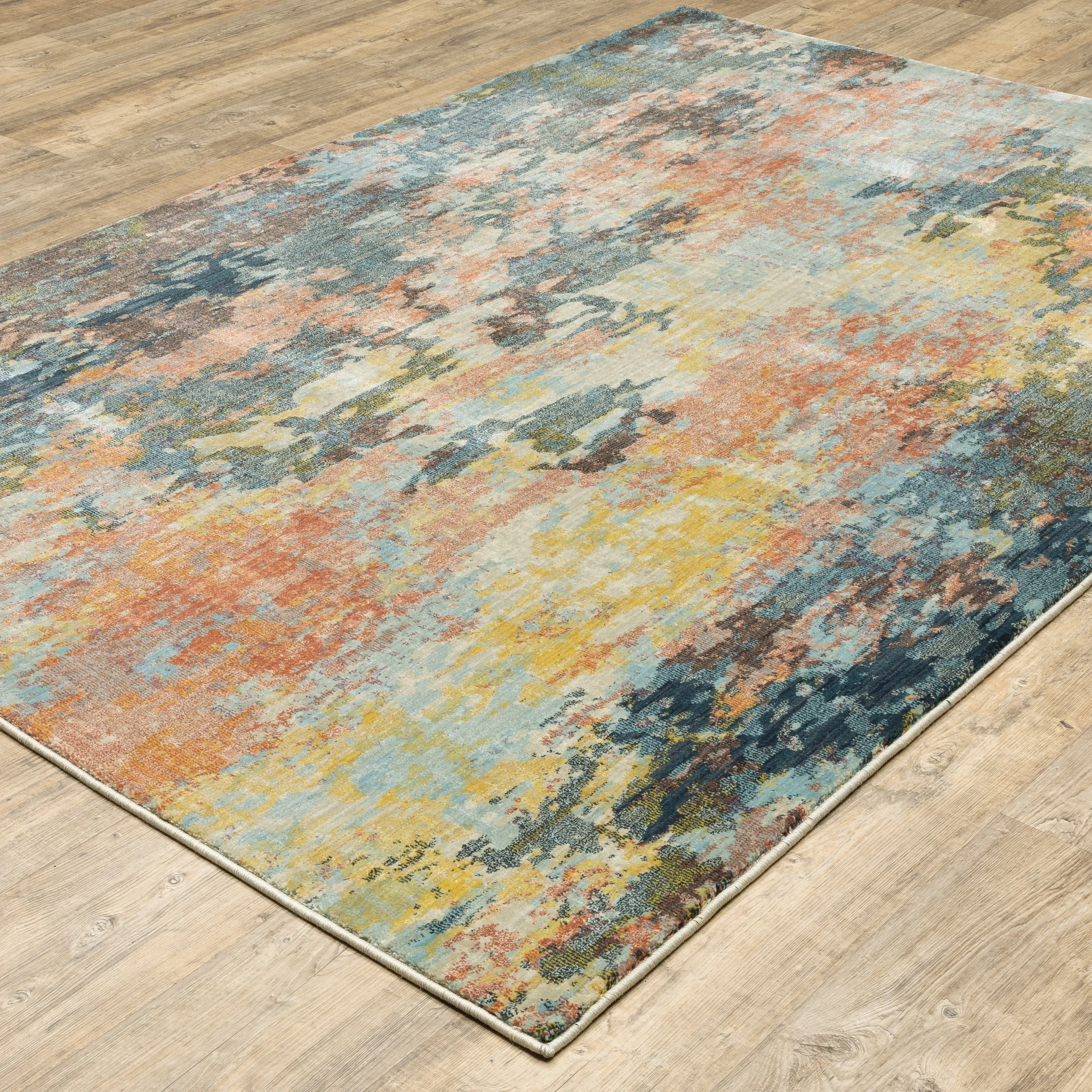 Style Haven Ximena Distressed Abstract Multi-colored Area Rug