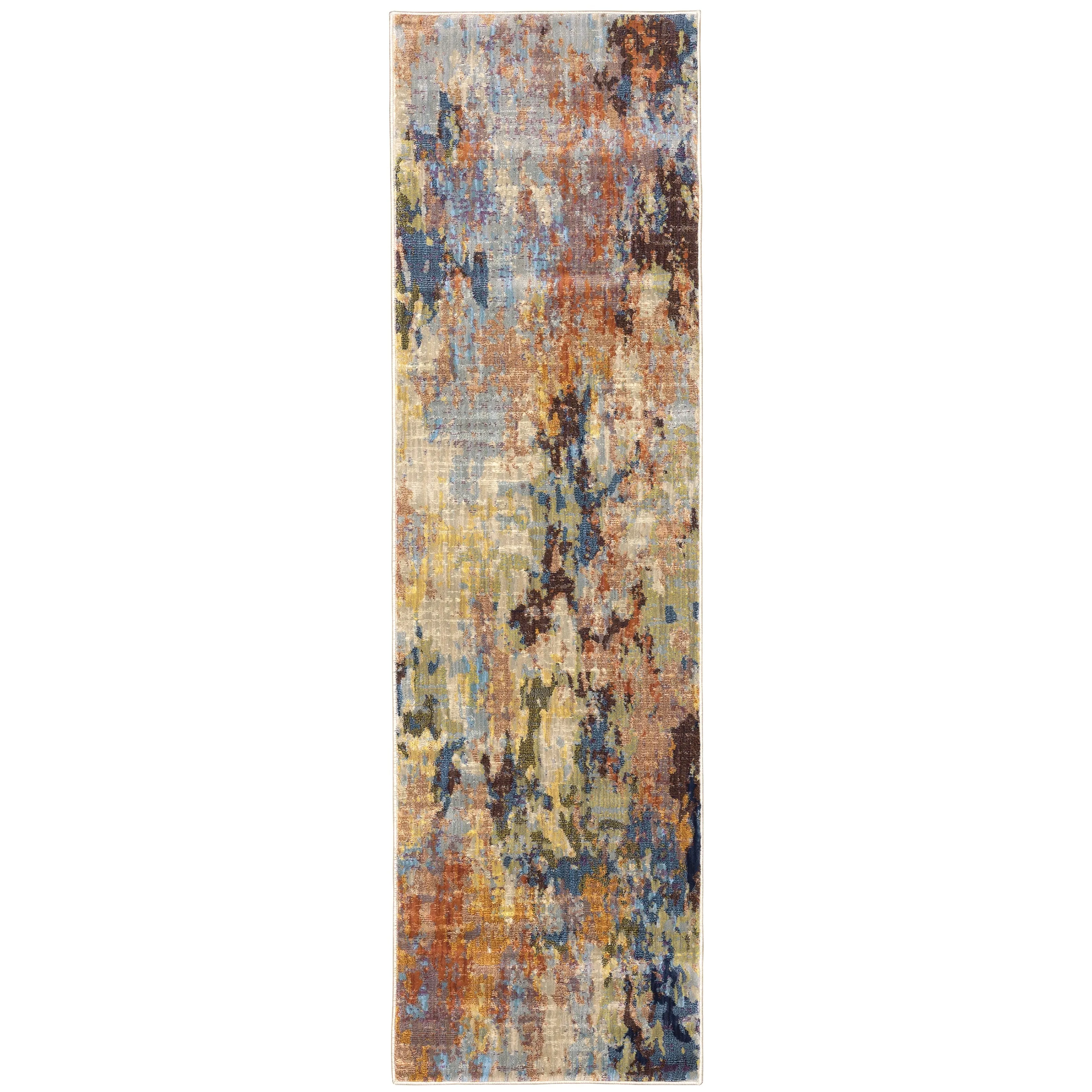 Style Haven Ximena Distressed Abstract Multi-colored Area Rug