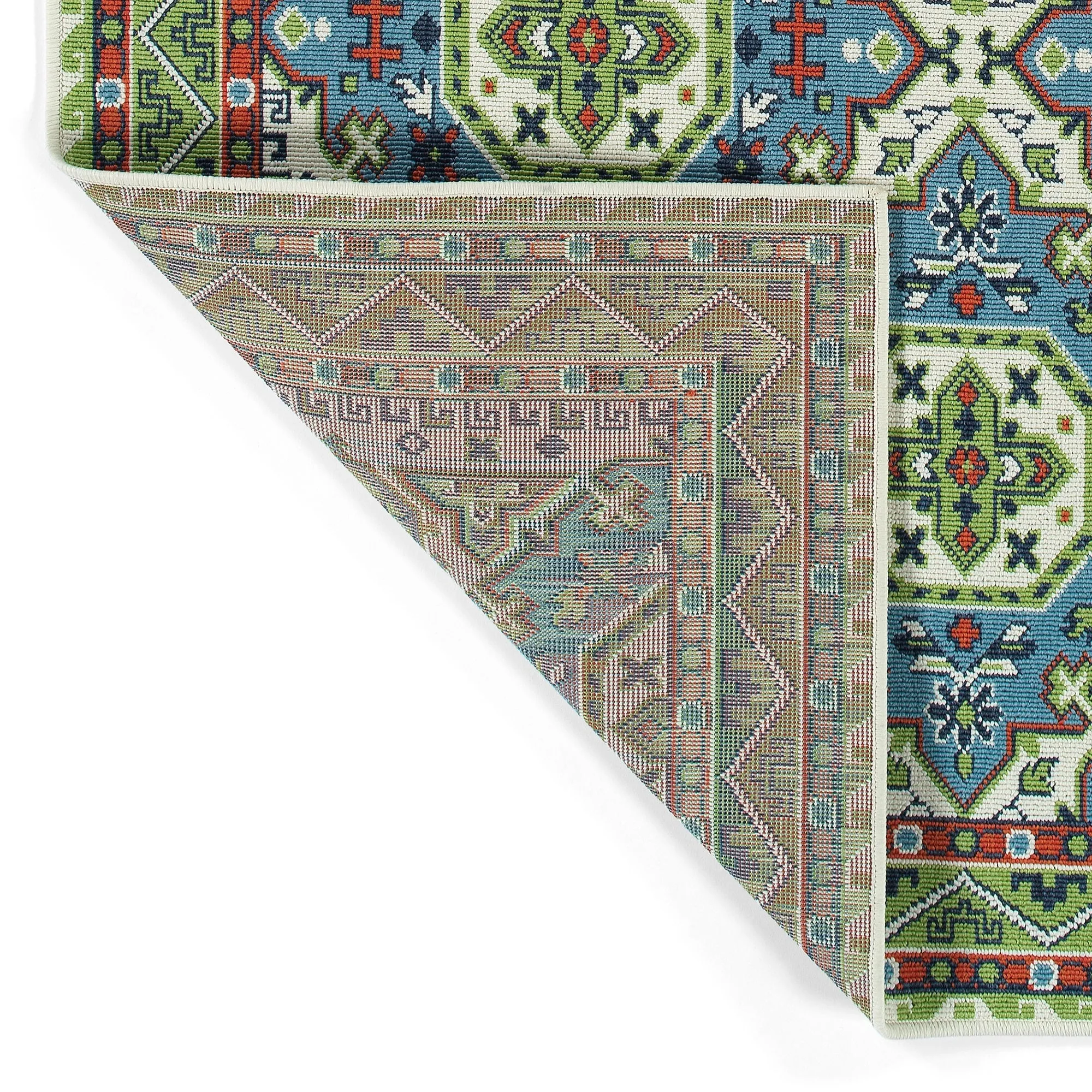 Sunice Traditional Oriental Floral Pattern Indoor/ Outdoor Area Rug
