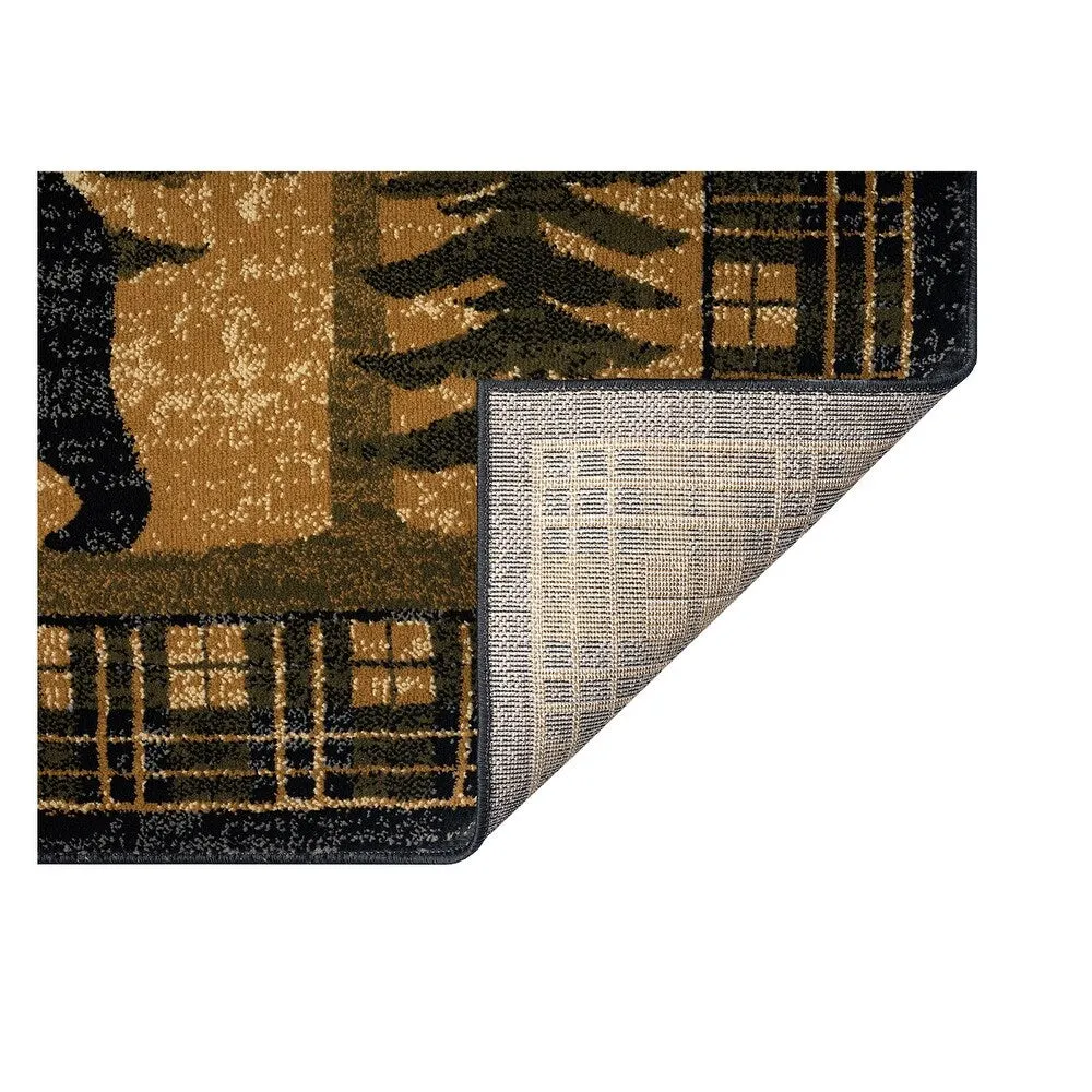 Sunset Valley Cub Country Antique Lodge Area Rug
