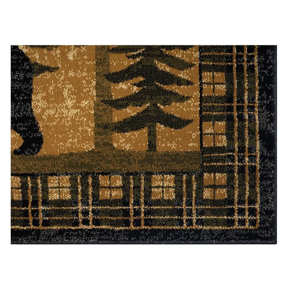 Sunset Valley Cub Country Antique Lodge Area Rug