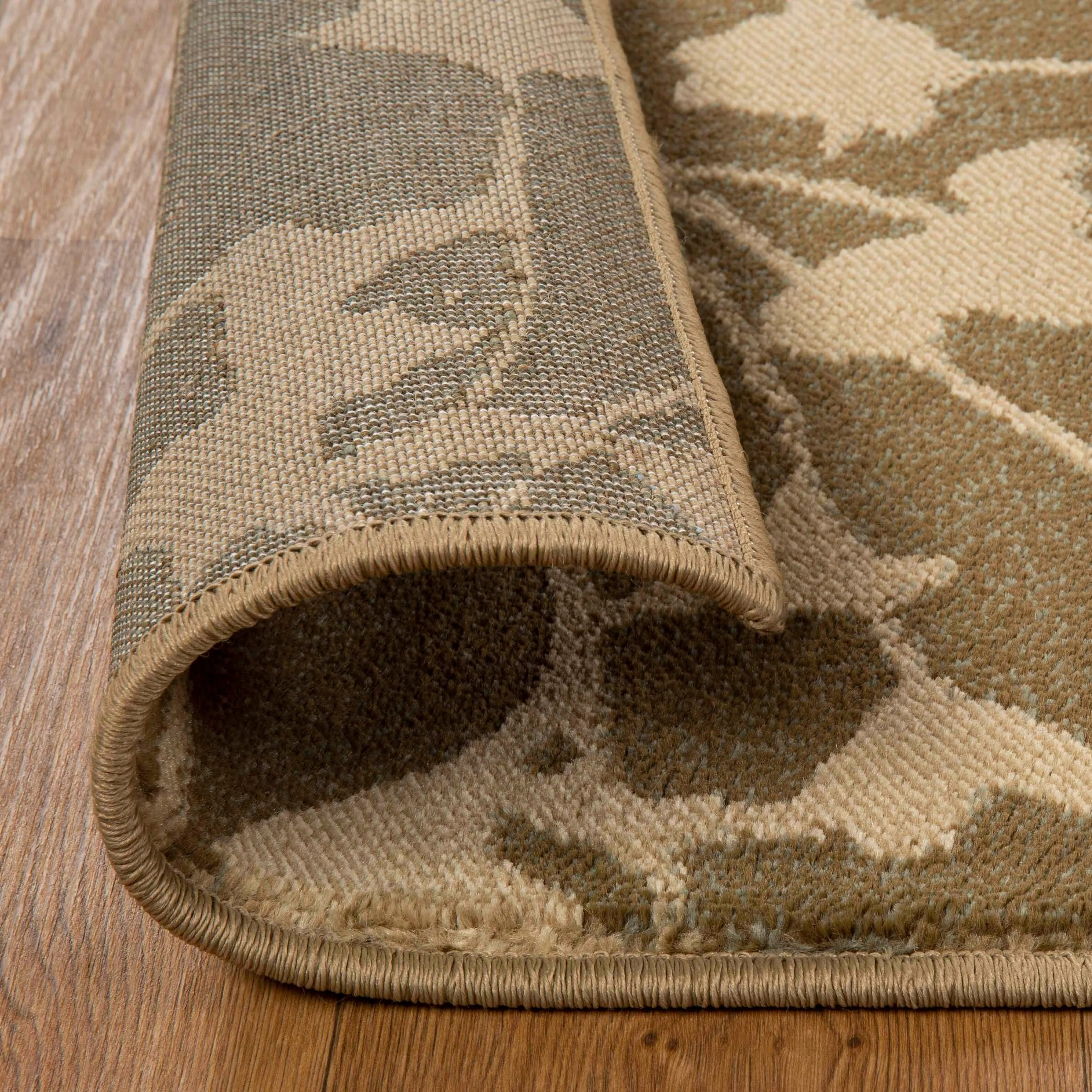 Superior Floral Color Block Geometric Power-Loomed Indoor Area Rug