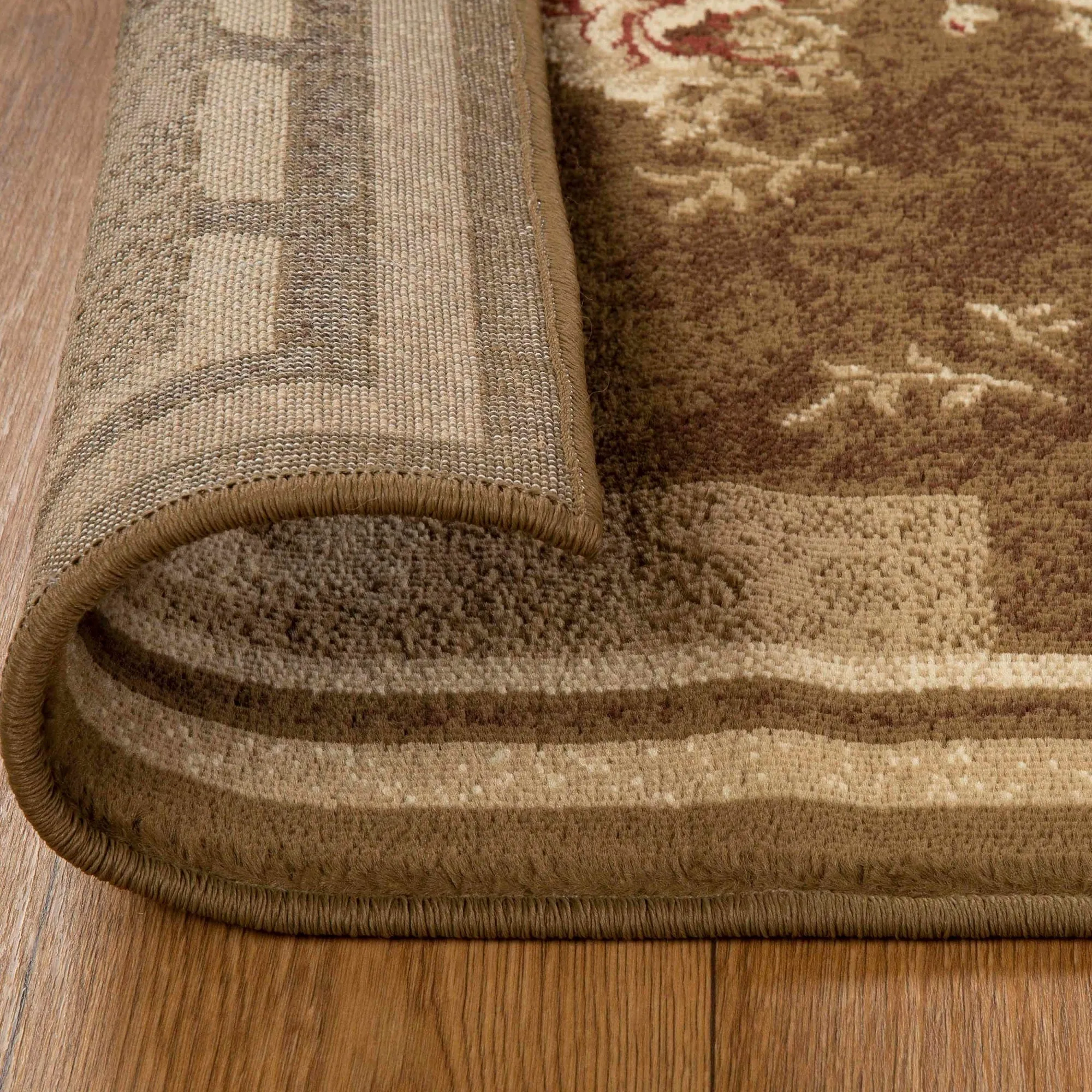 Superior Minimalist Modern Floral Power-Loomed Indoor Area Rug