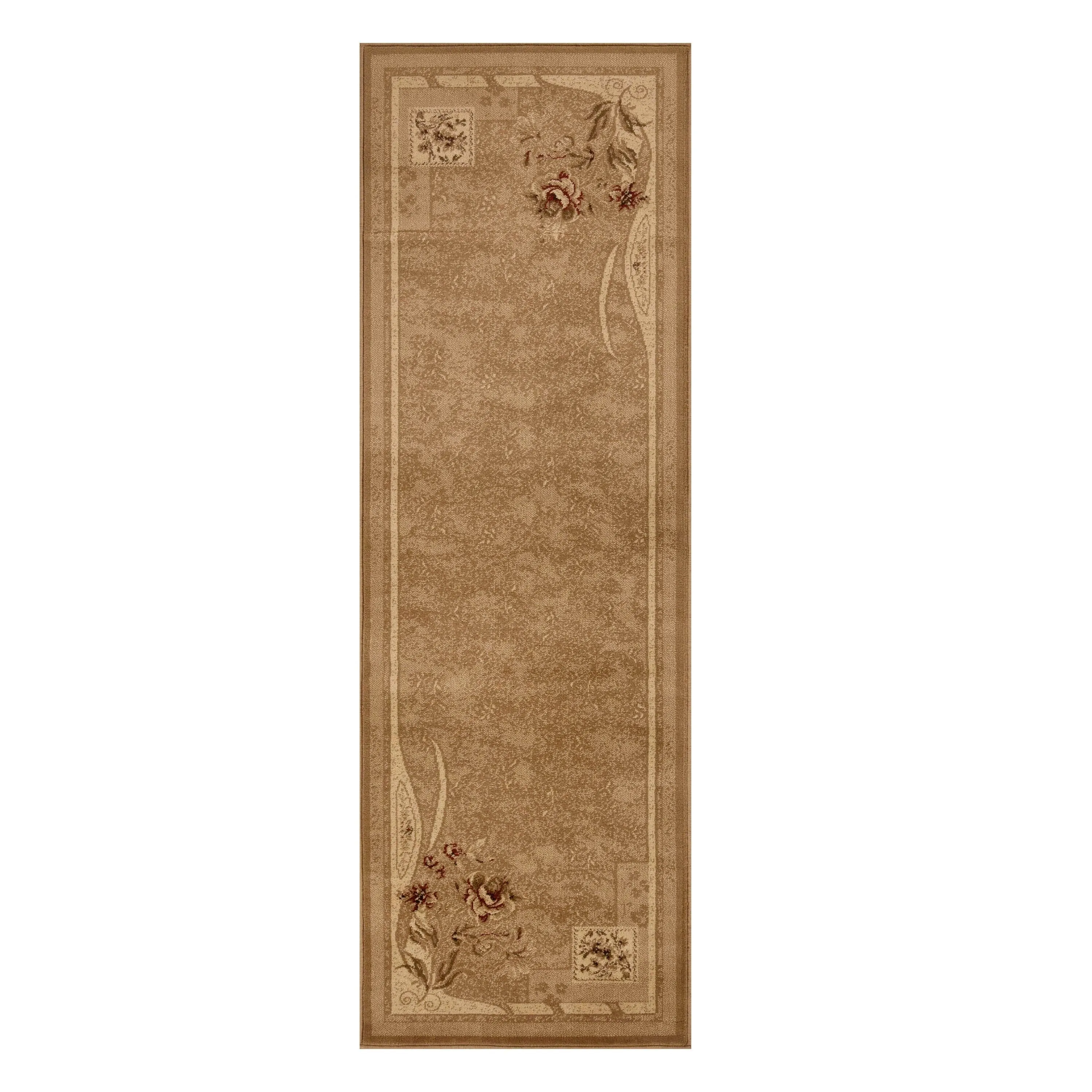 Superior Minimalist Modern Floral Power-Loomed Indoor Area Rug