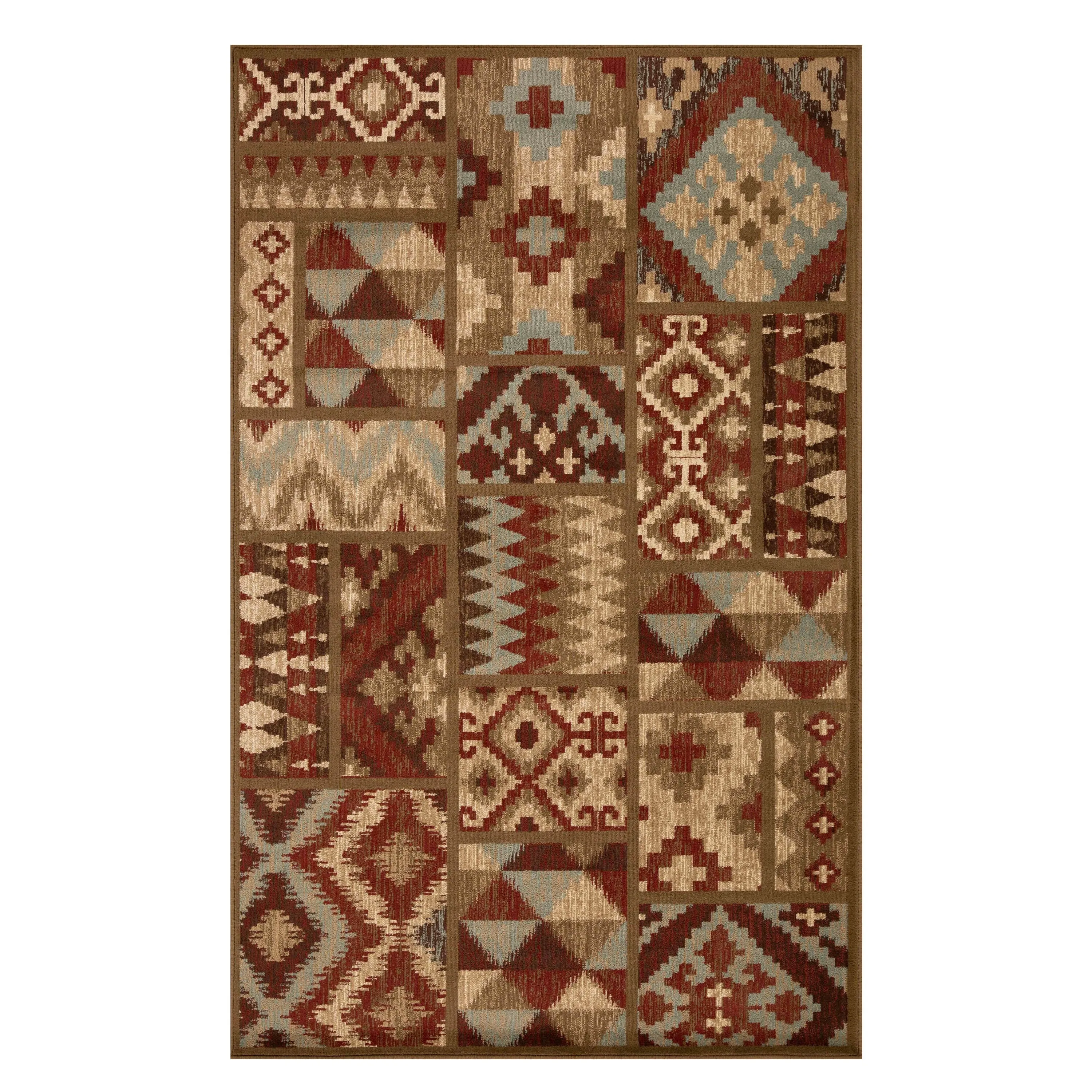 Superior Southwestern Color Rustic Power-Loomed Indoor Area Rug