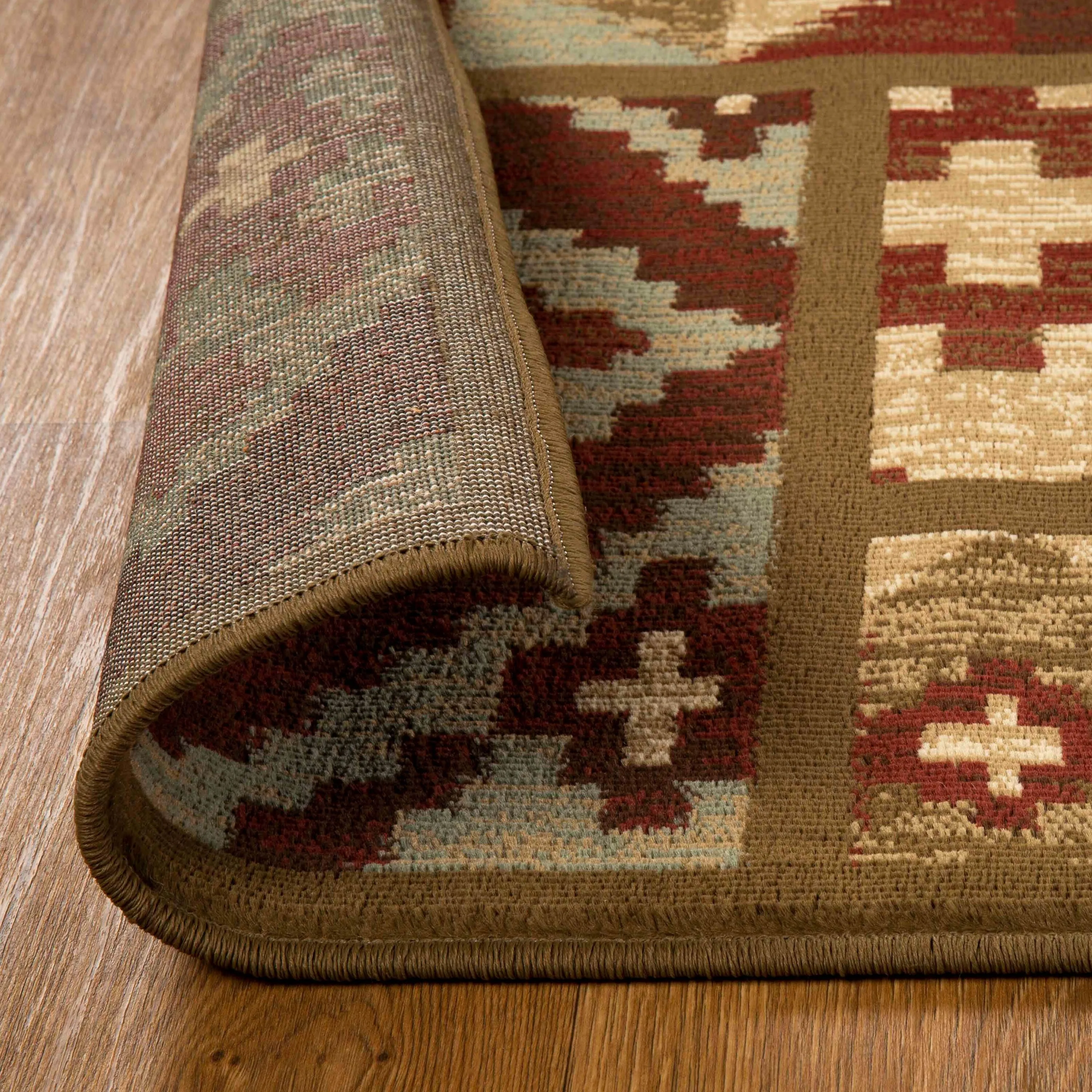 Superior Southwestern Color Rustic Power-Loomed Indoor Area Rug