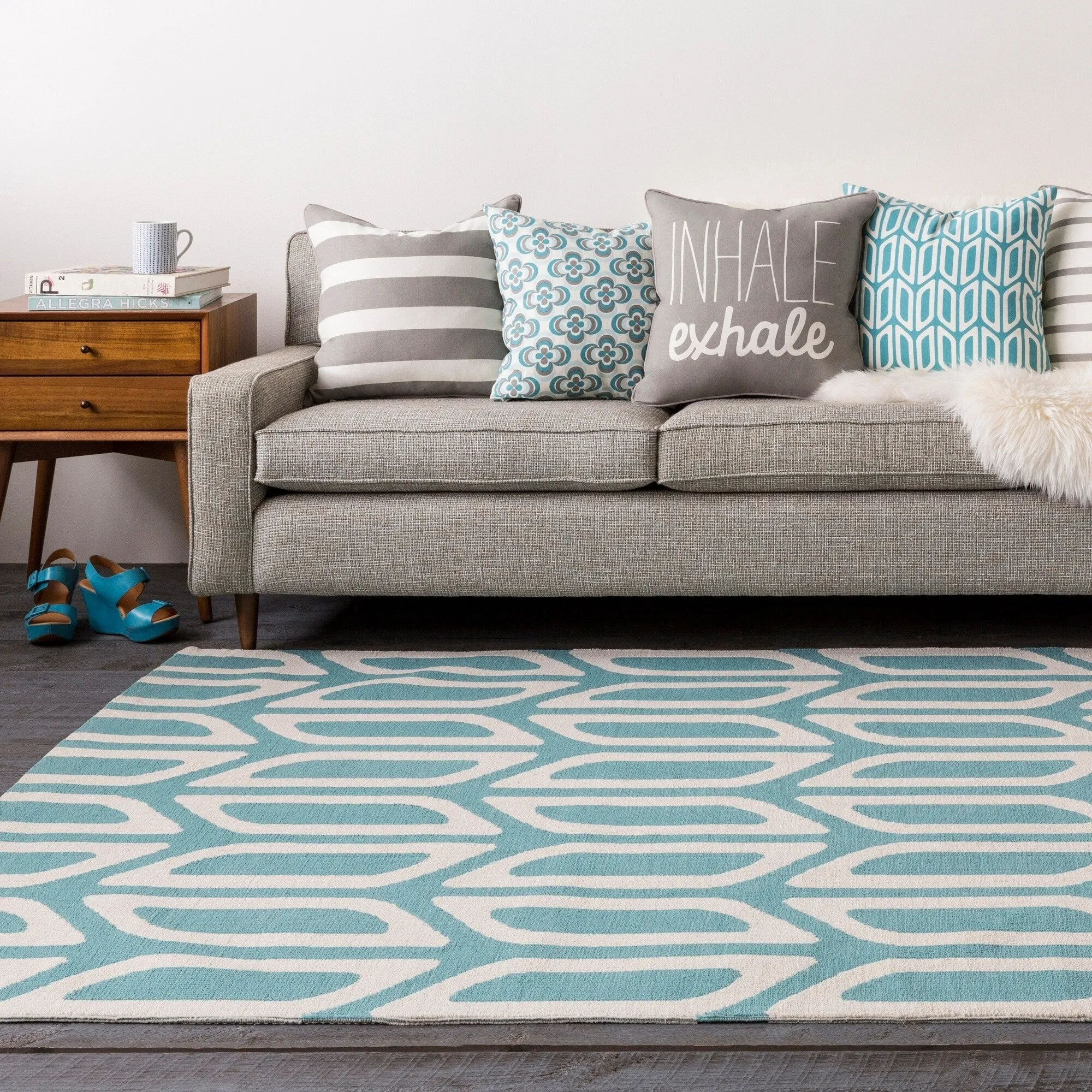 Table Tufted View Polyester Rug