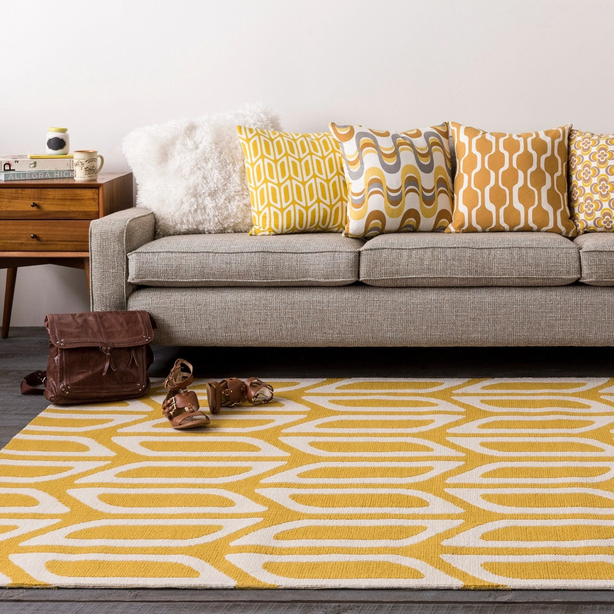 Table Tufted View Polyester Rug