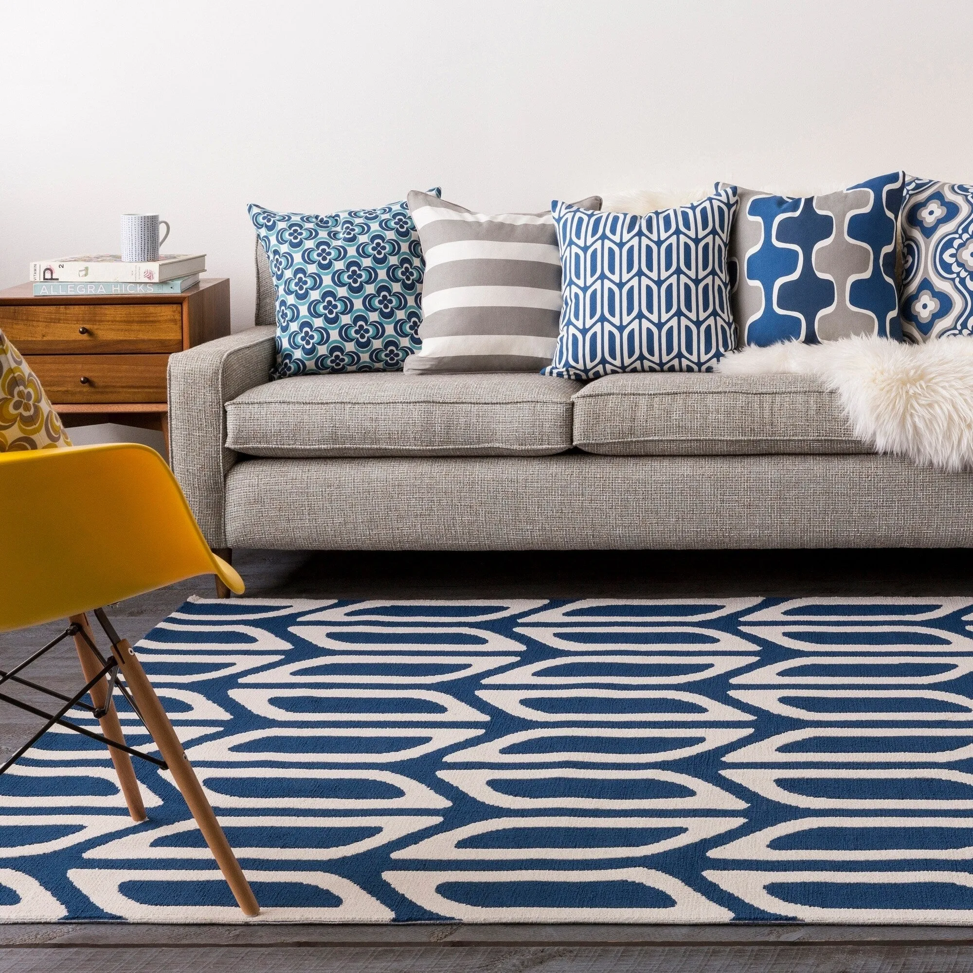 Table Tufted View Polyester Rug