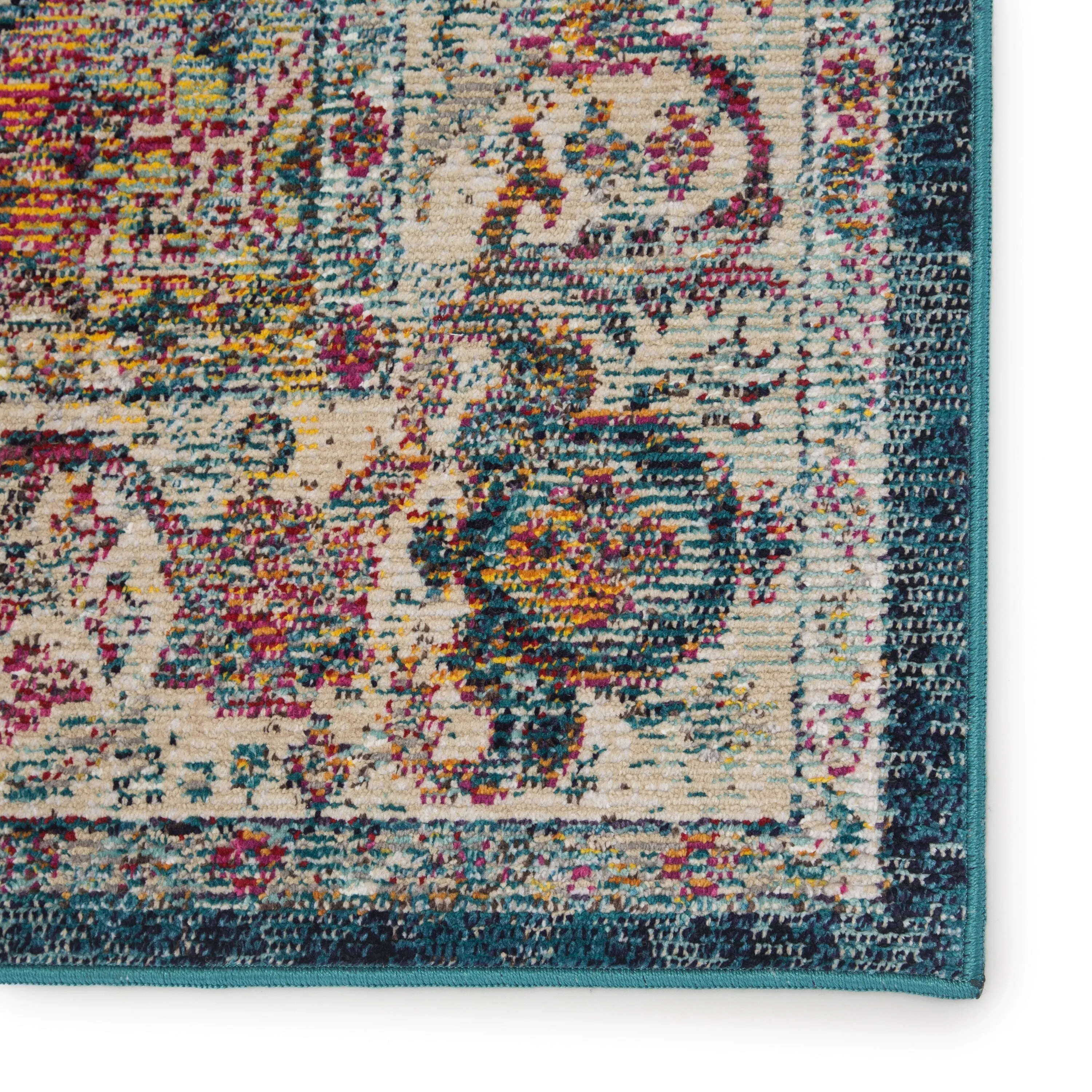 The Curated Nomad Shotwell Medallion Multicolor Area Rug