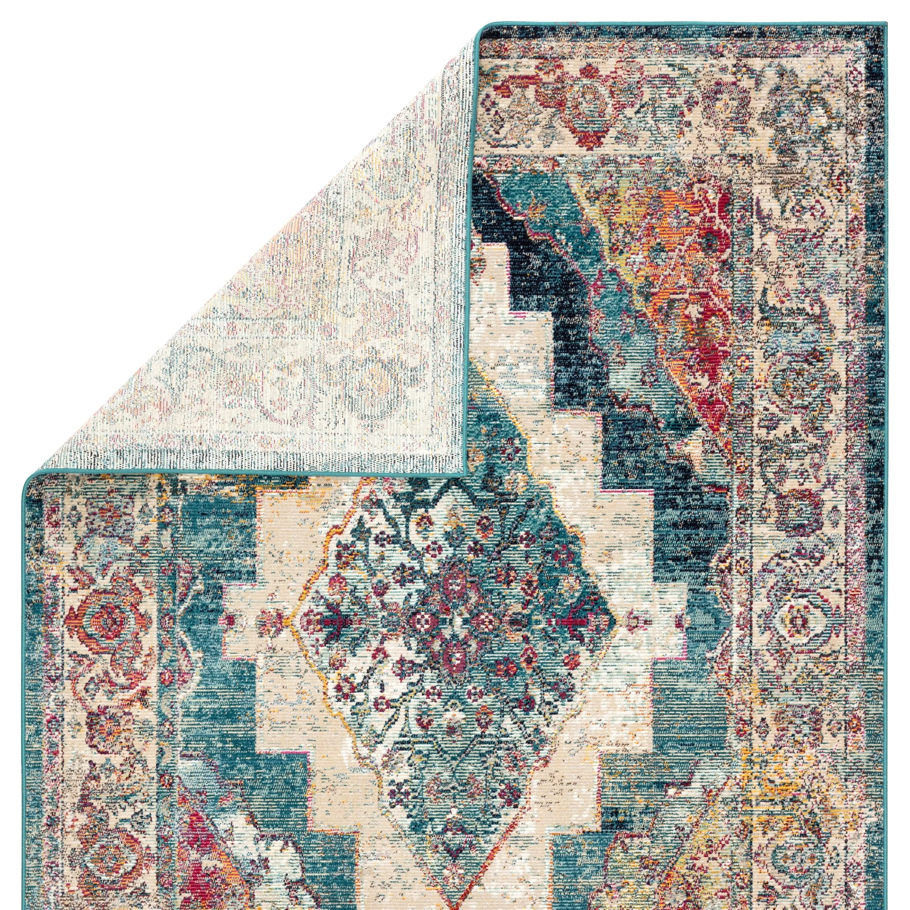 The Curated Nomad Shotwell Medallion Multicolor Area Rug