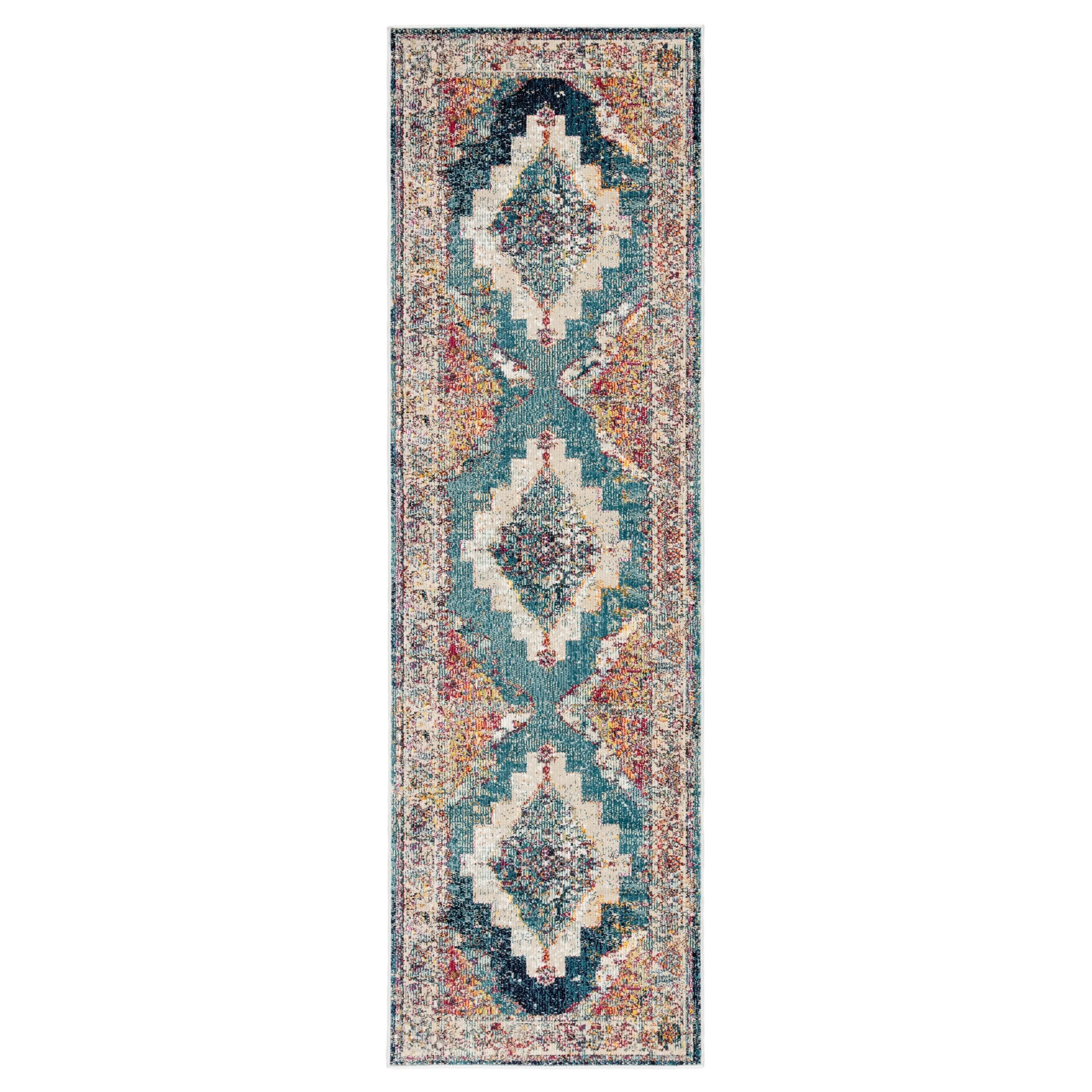 The Curated Nomad Shotwell Medallion Multicolor Area Rug