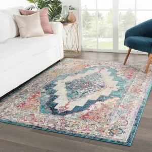 The Curated Nomad Shotwell Medallion Multicolor Area Rug
