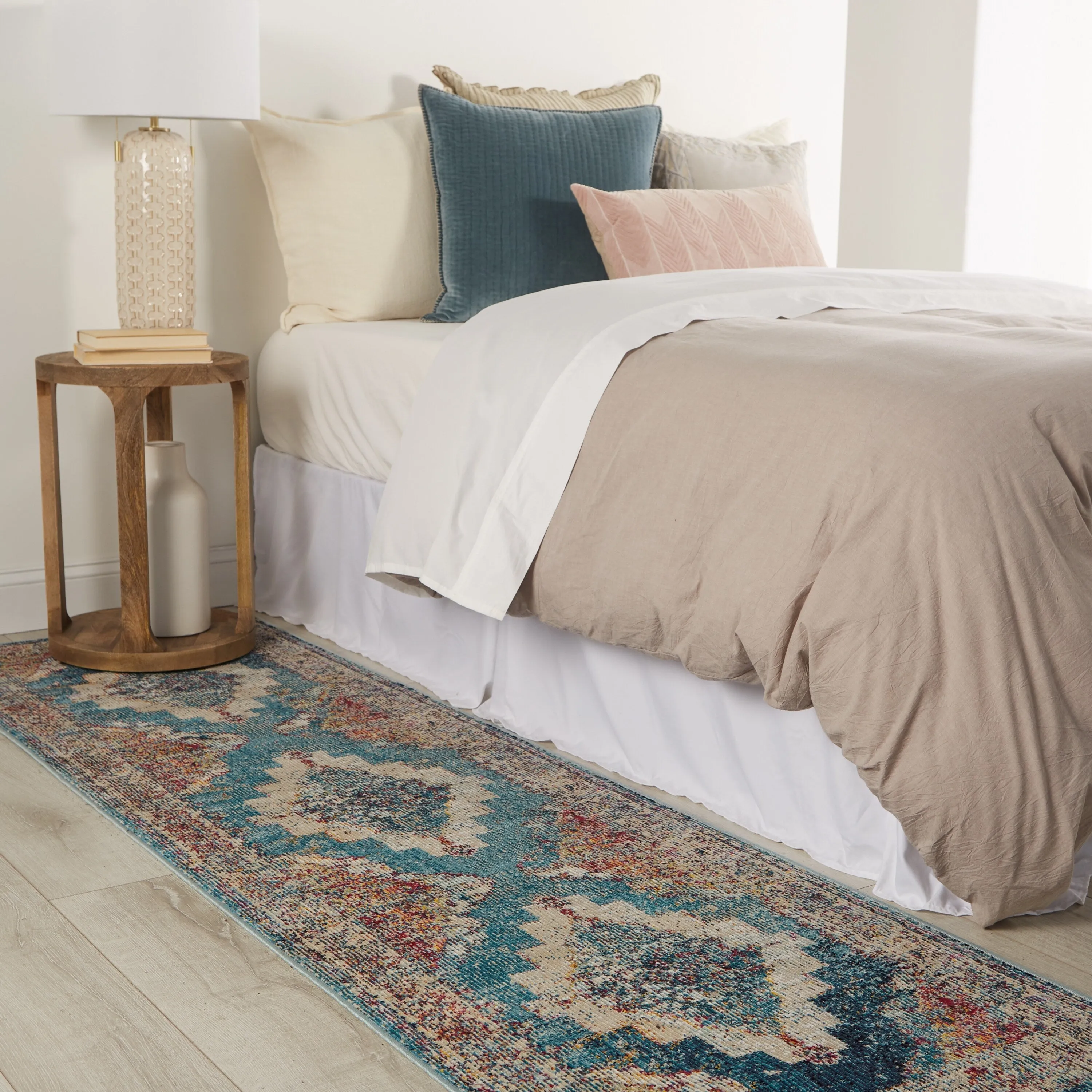 The Curated Nomad Shotwell Medallion Multicolor Area Rug
